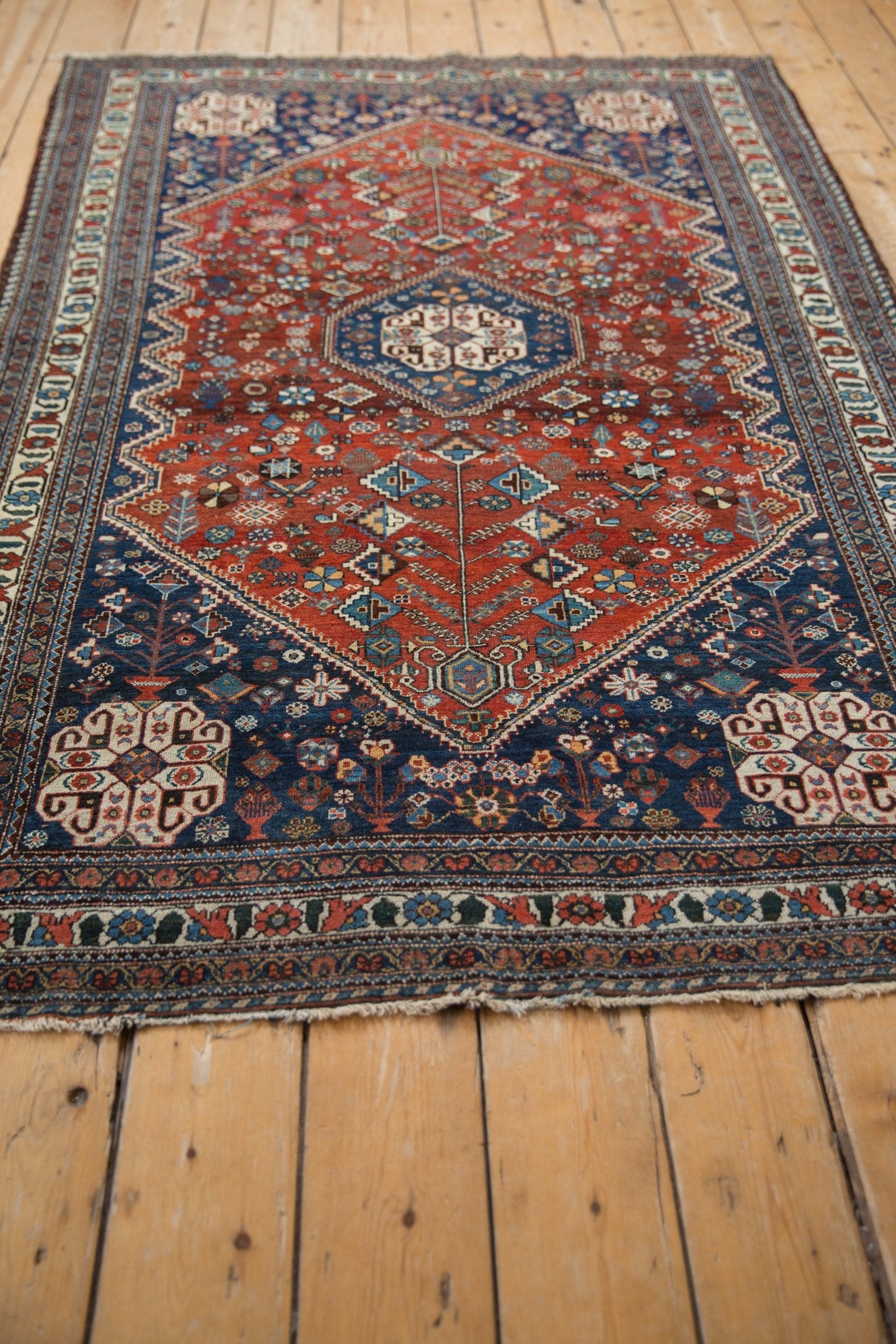4.5x7 Vintage Fine Abadeh Rug