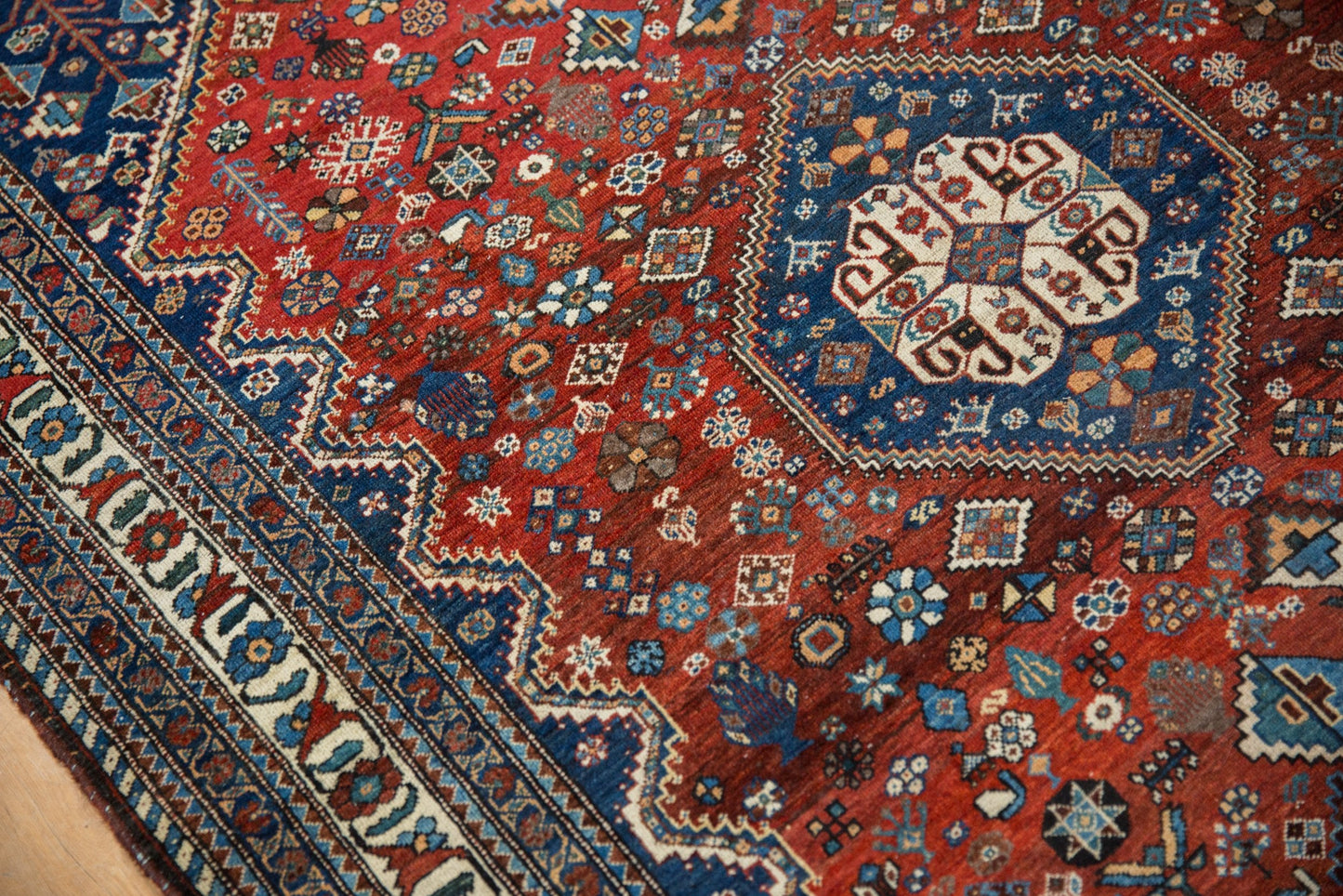 4.5x7 Vintage Fine Abadeh Rug
