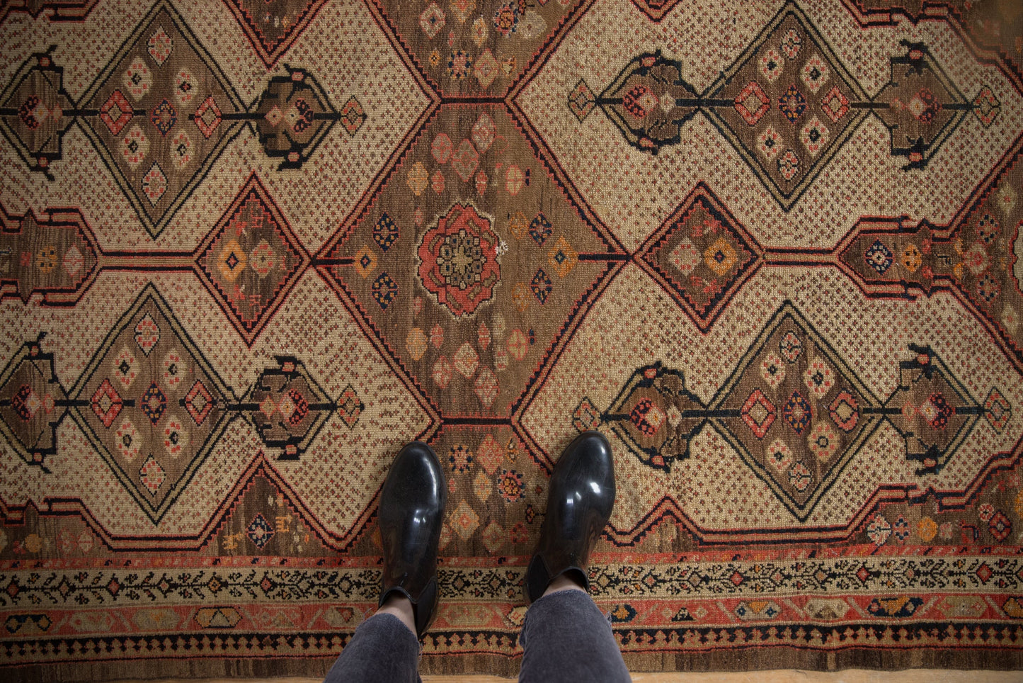 4.5x7 Vintage Fine Malayer Rug