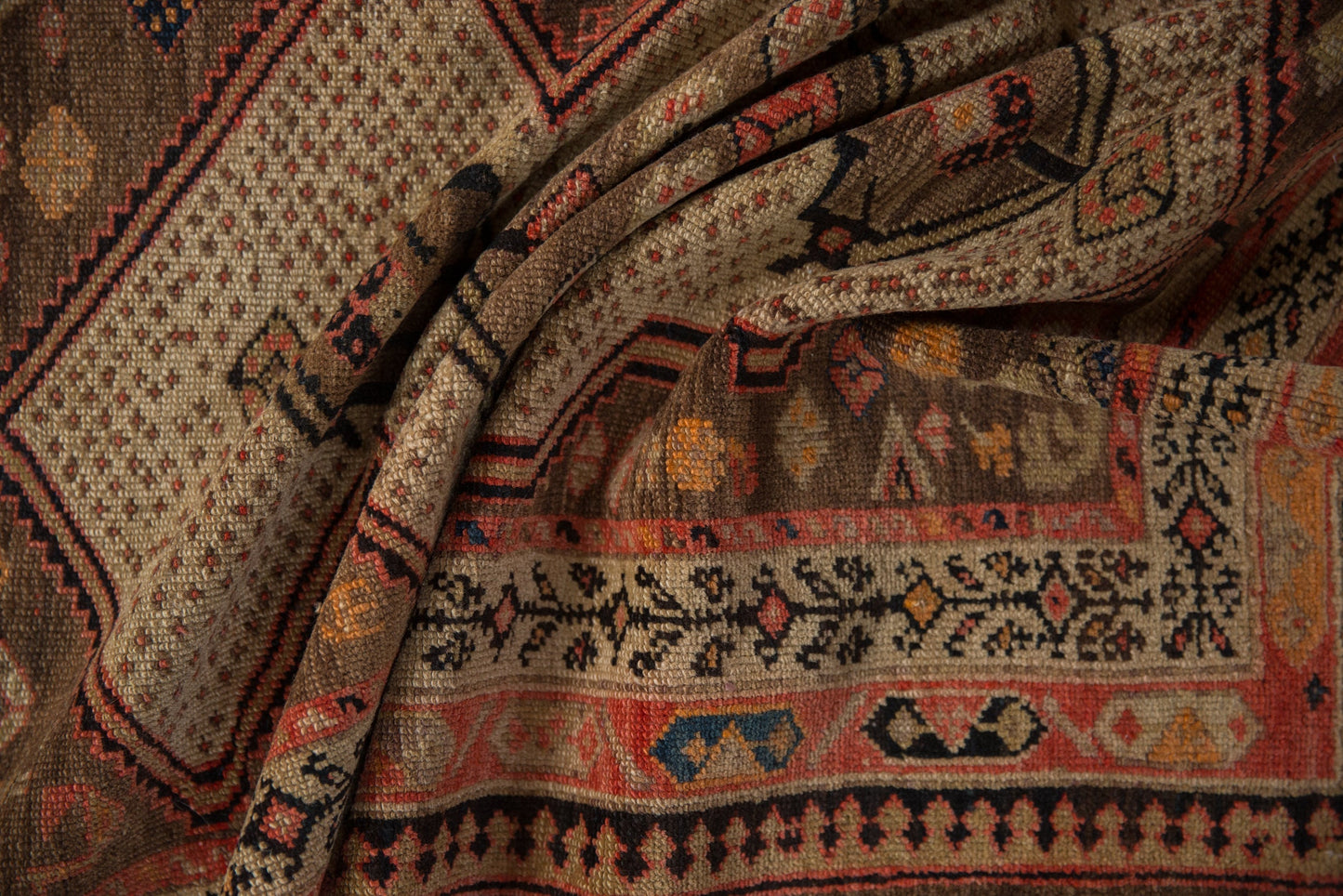 4.5x7 Vintage Fine Malayer Rug