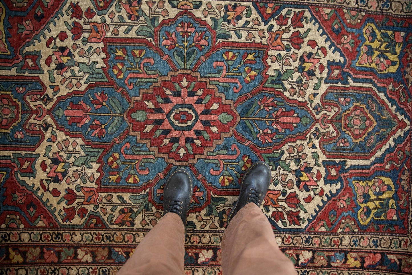 4.5x7 Vintage Baktiari Rug