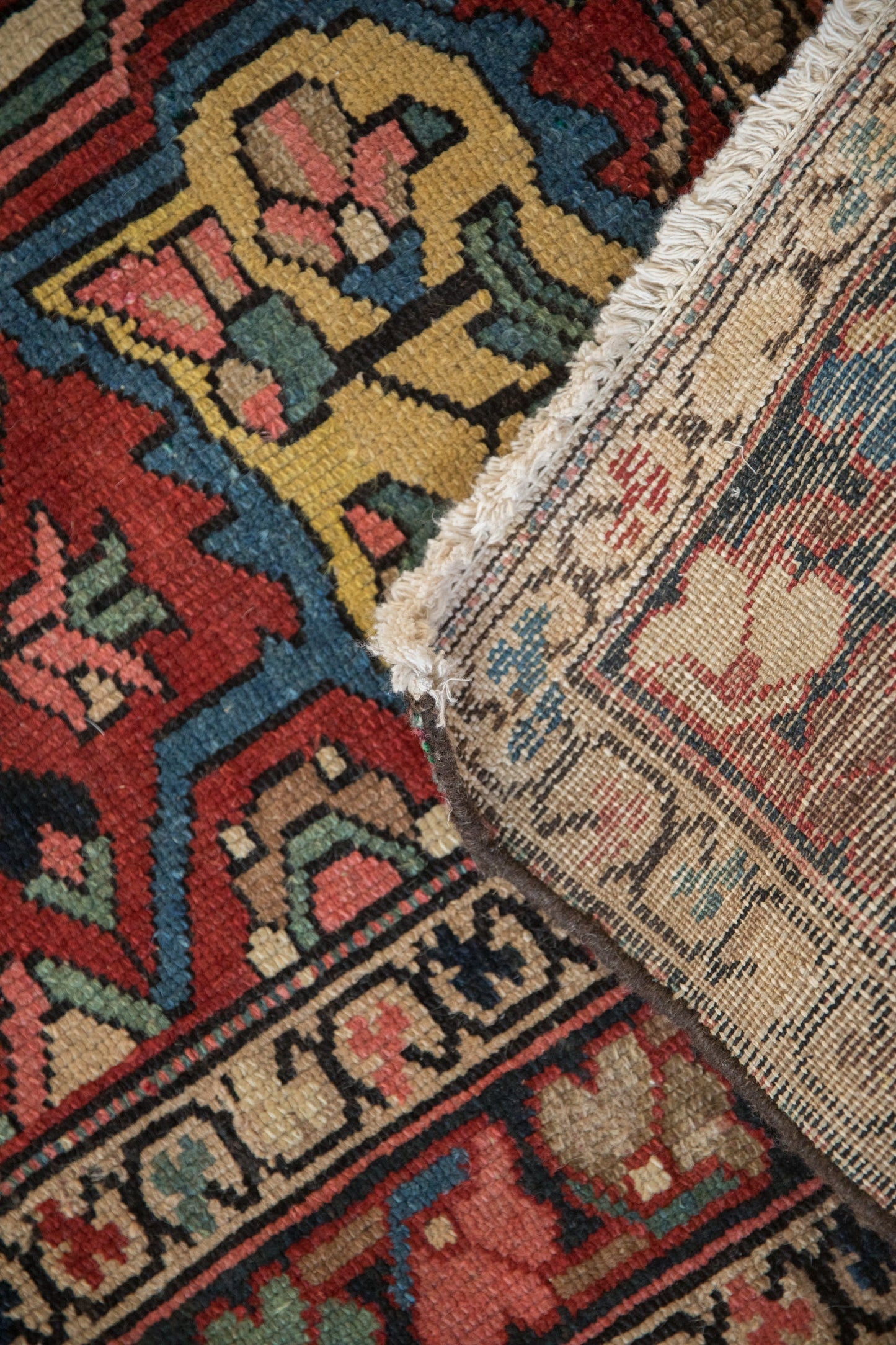 4.5x7 Vintage Baktiari Rug