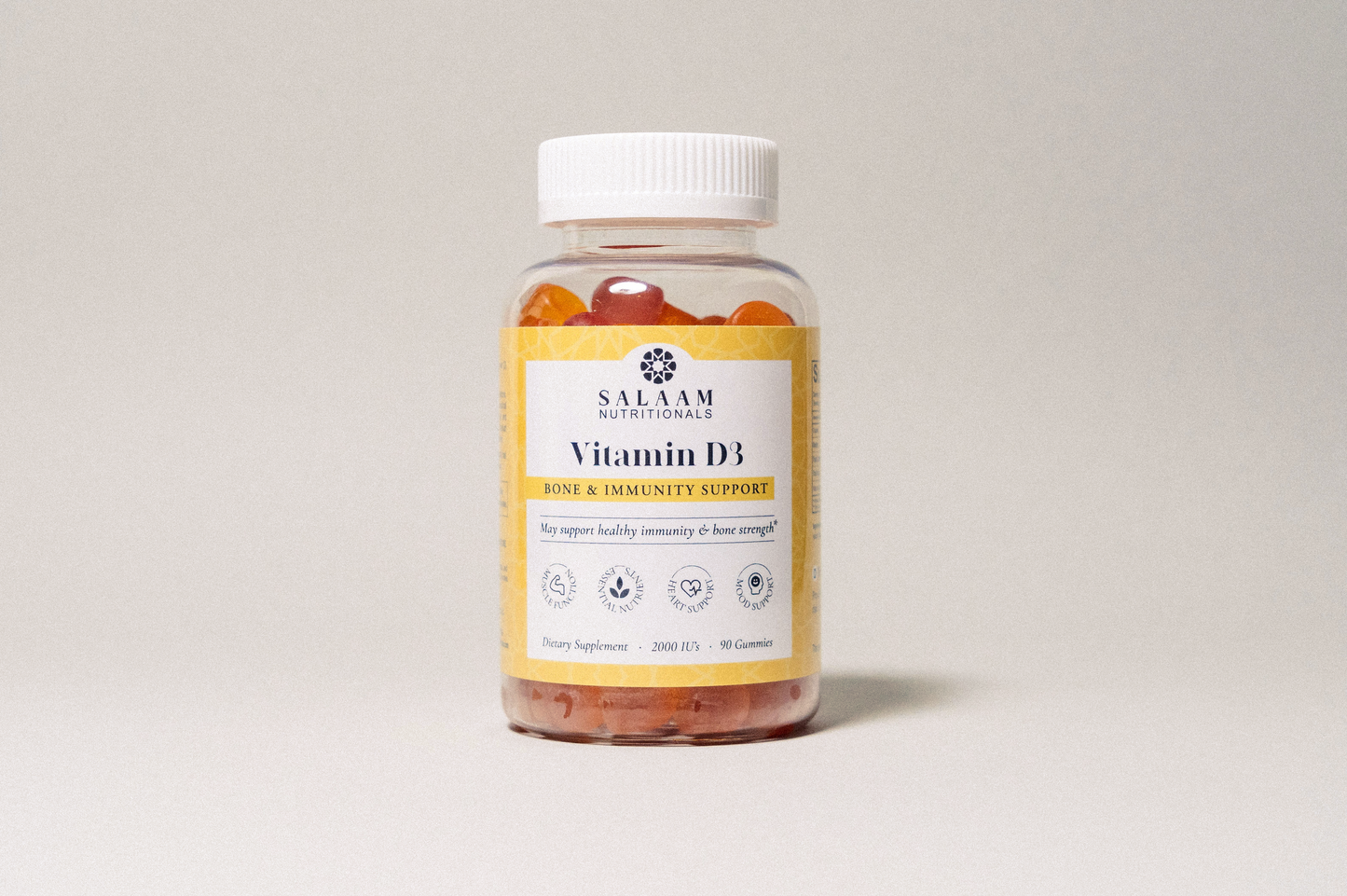 Halal Vitamin D3 2000 IU Gummies