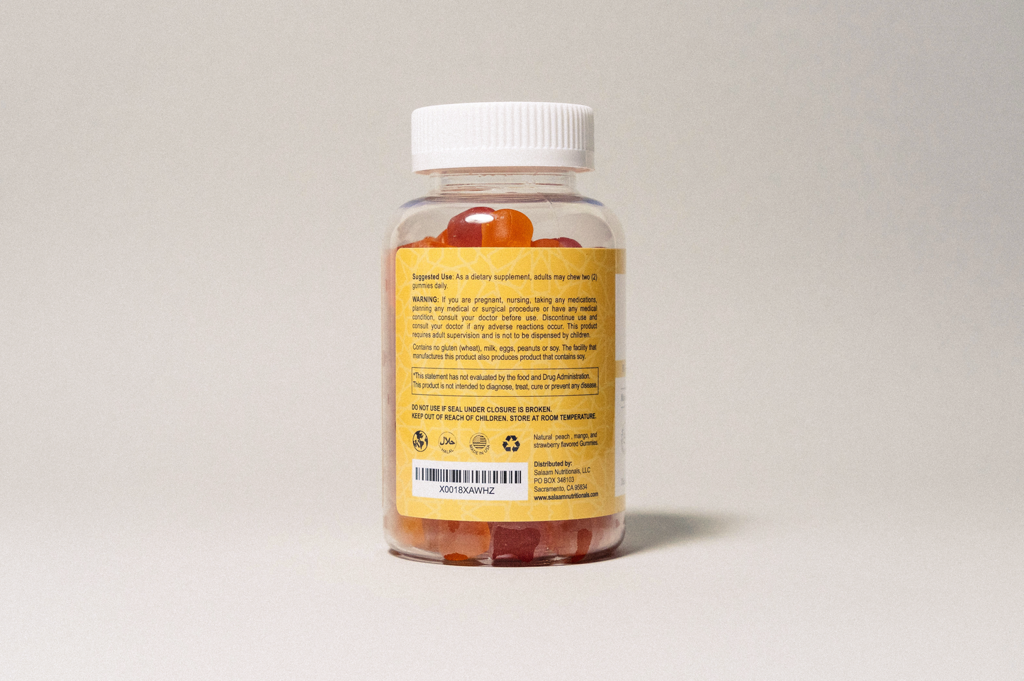 Halal Vitamin D3 2000 IU Gummies