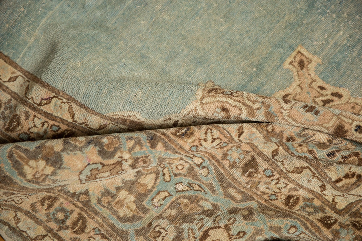 8.5x12.5 Vintage Distressed Tabriz Carpet