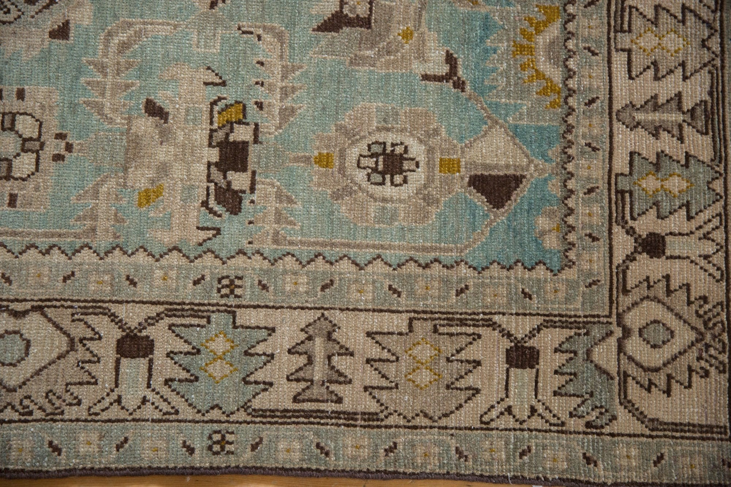 4.5x7 Vintage Distressed Hamadan Rug