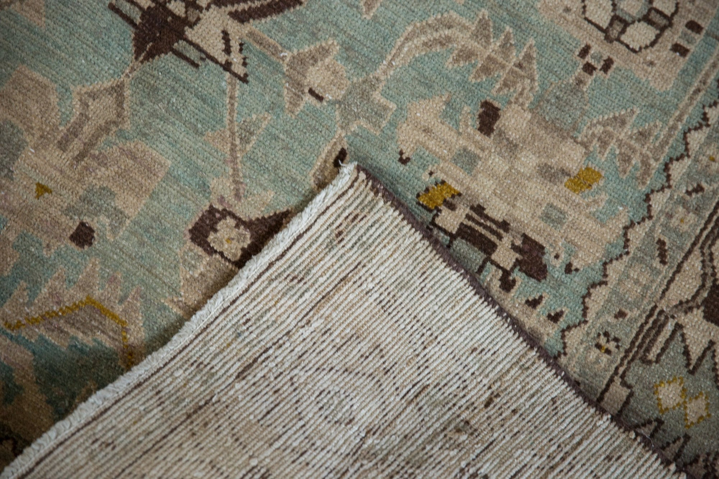 4.5x7 Vintage Distressed Hamadan Rug