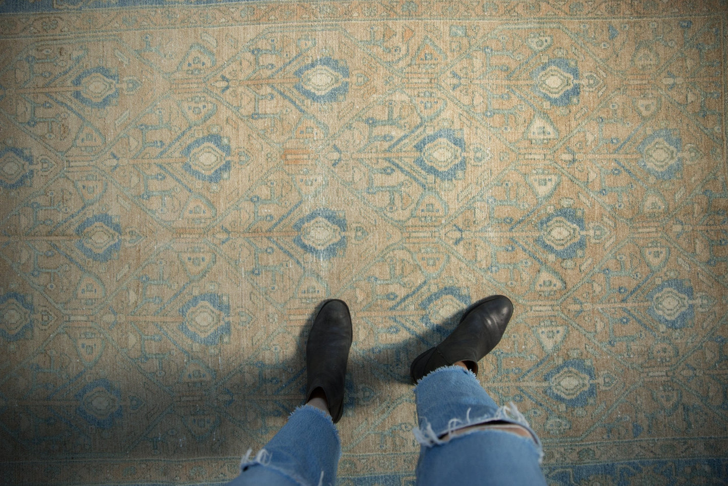 4.5x7.5 Vintage Distressed Hamadan Rug