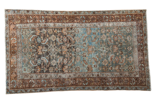 3.5x6 Vintage Distressed Malayer Rug