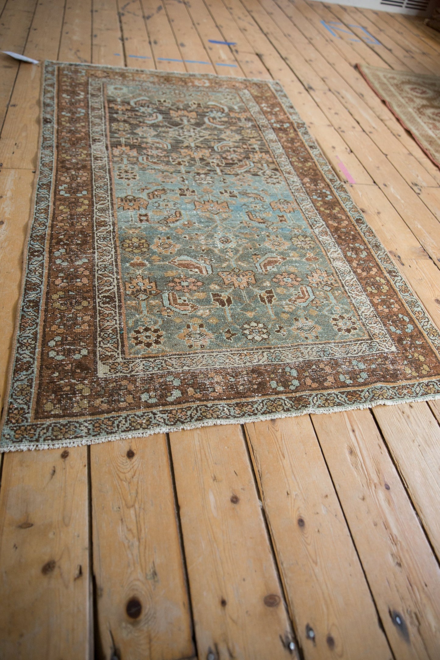 3.5x6 Vintage Distressed Malayer Rug