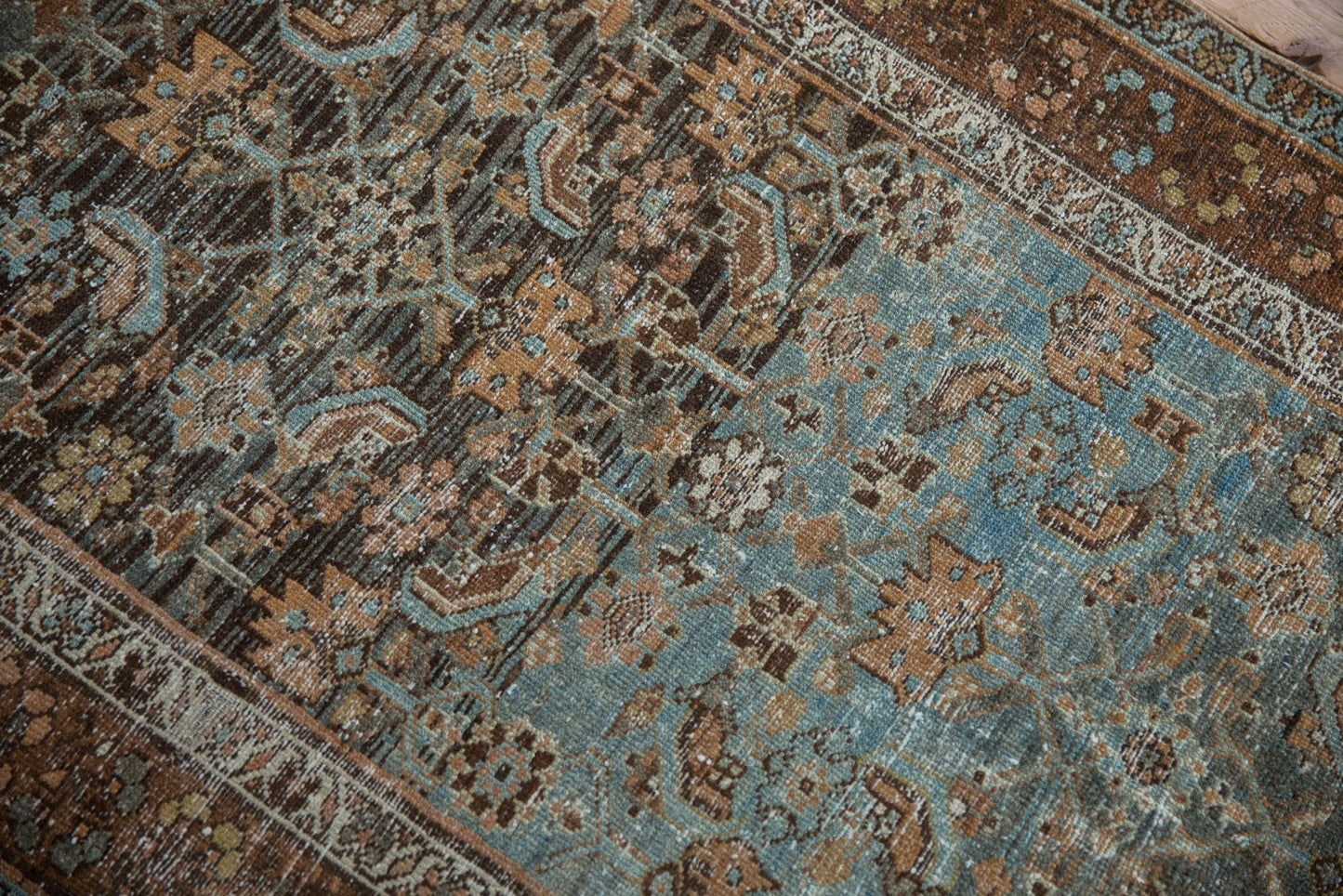 3.5x6 Vintage Distressed Malayer Rug