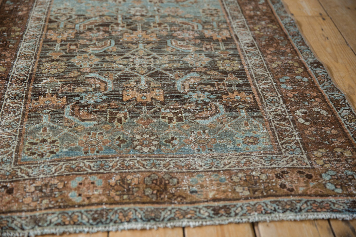 3.5x6 Vintage Distressed Malayer Rug