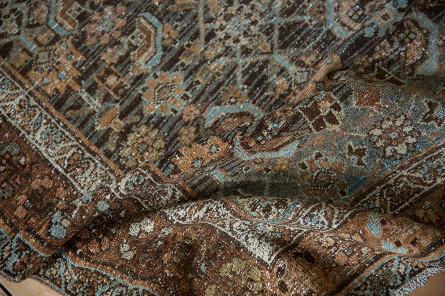 3.5x6 Vintage Distressed Malayer Rug