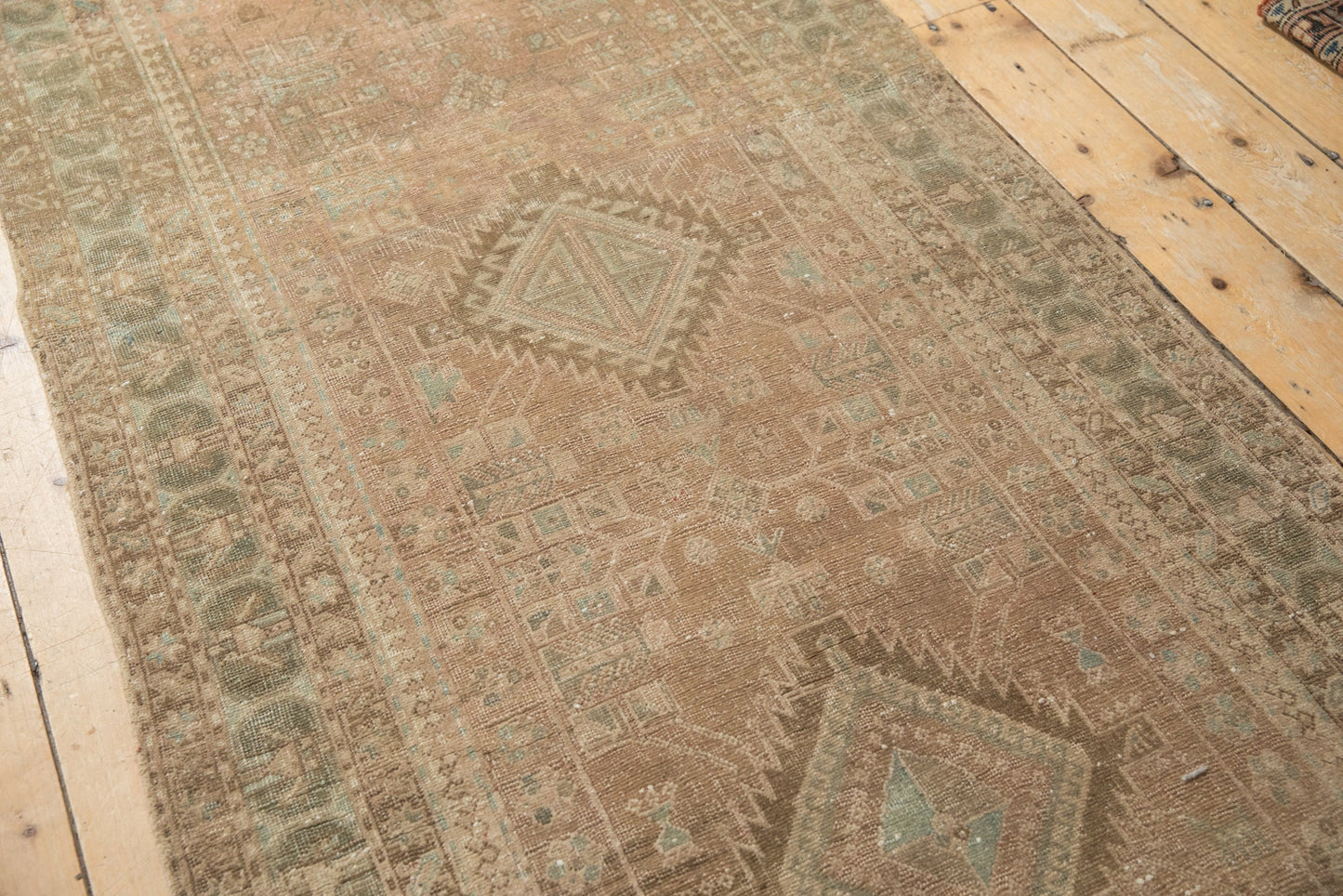 3.5x14 Vintage Distressed Serab Rug Runner