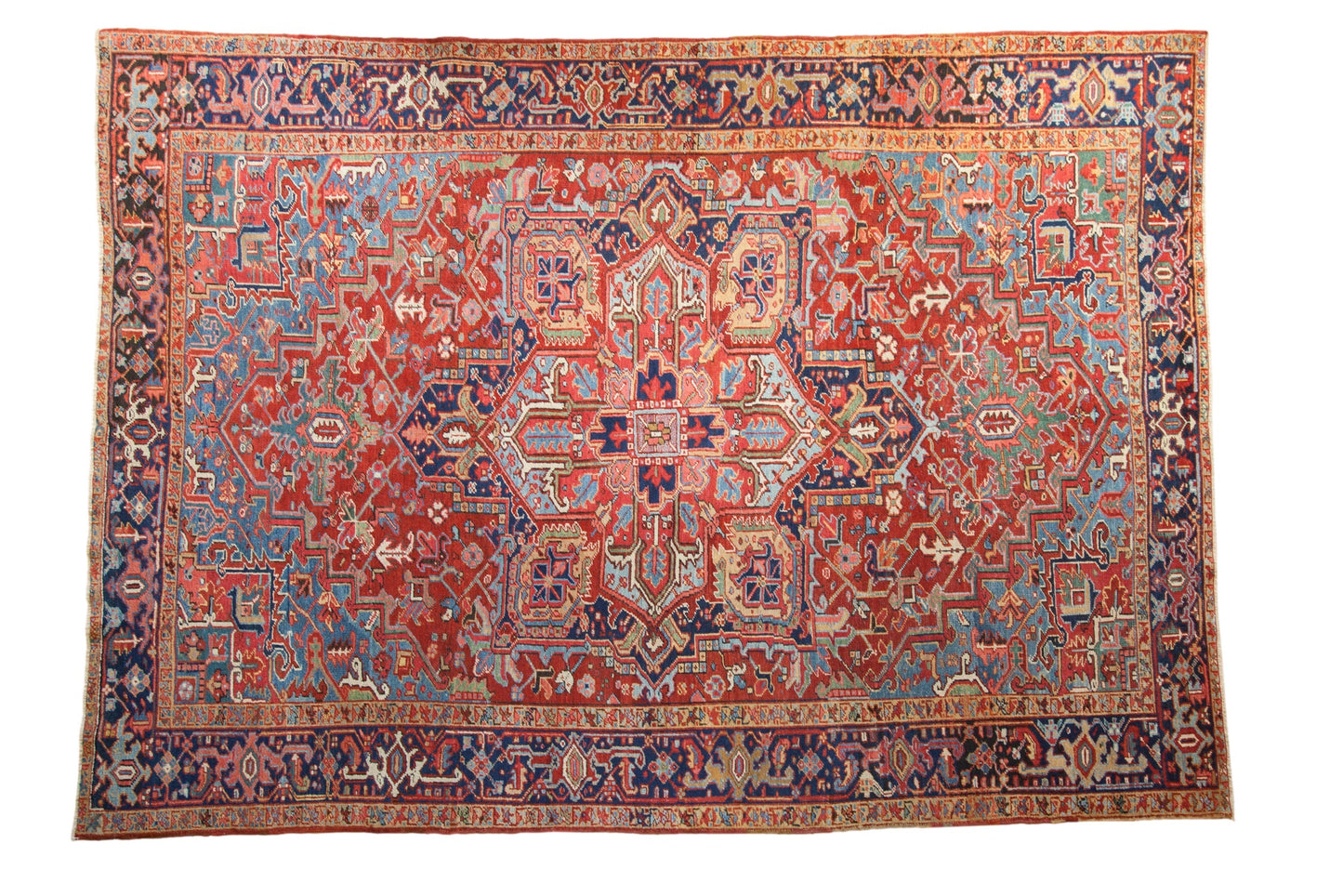 8x11 Vintage Heriz Carpet