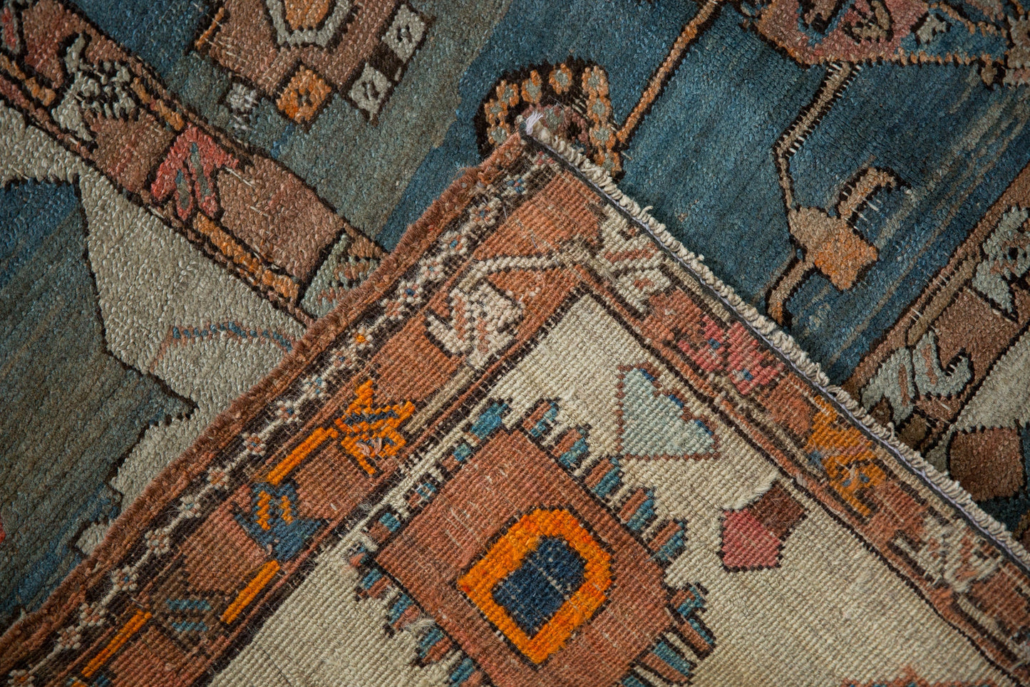 10x12.5 Antique Serapi Carpet