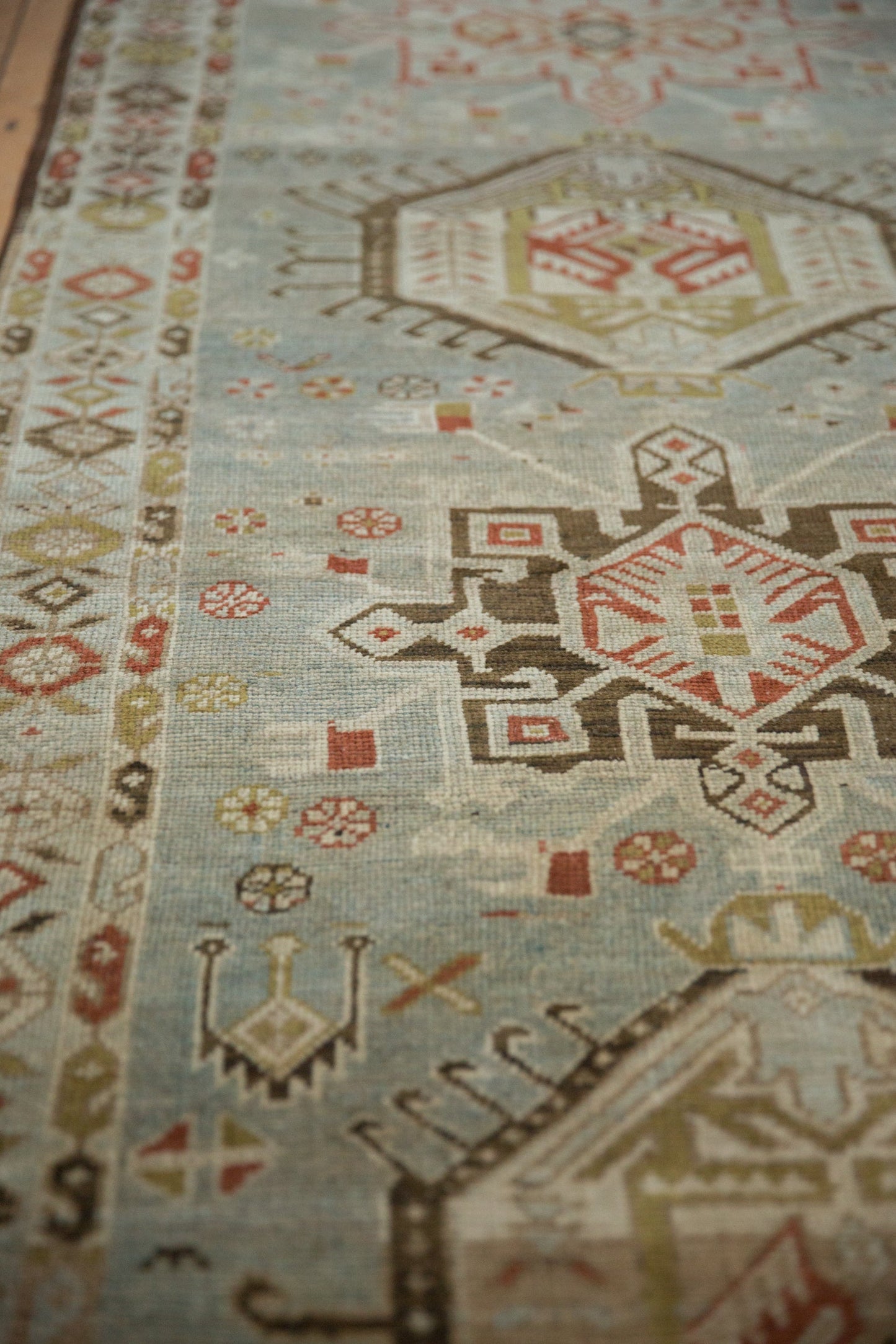 3.5x17 Vintage Distressed Karaja Rug Runner