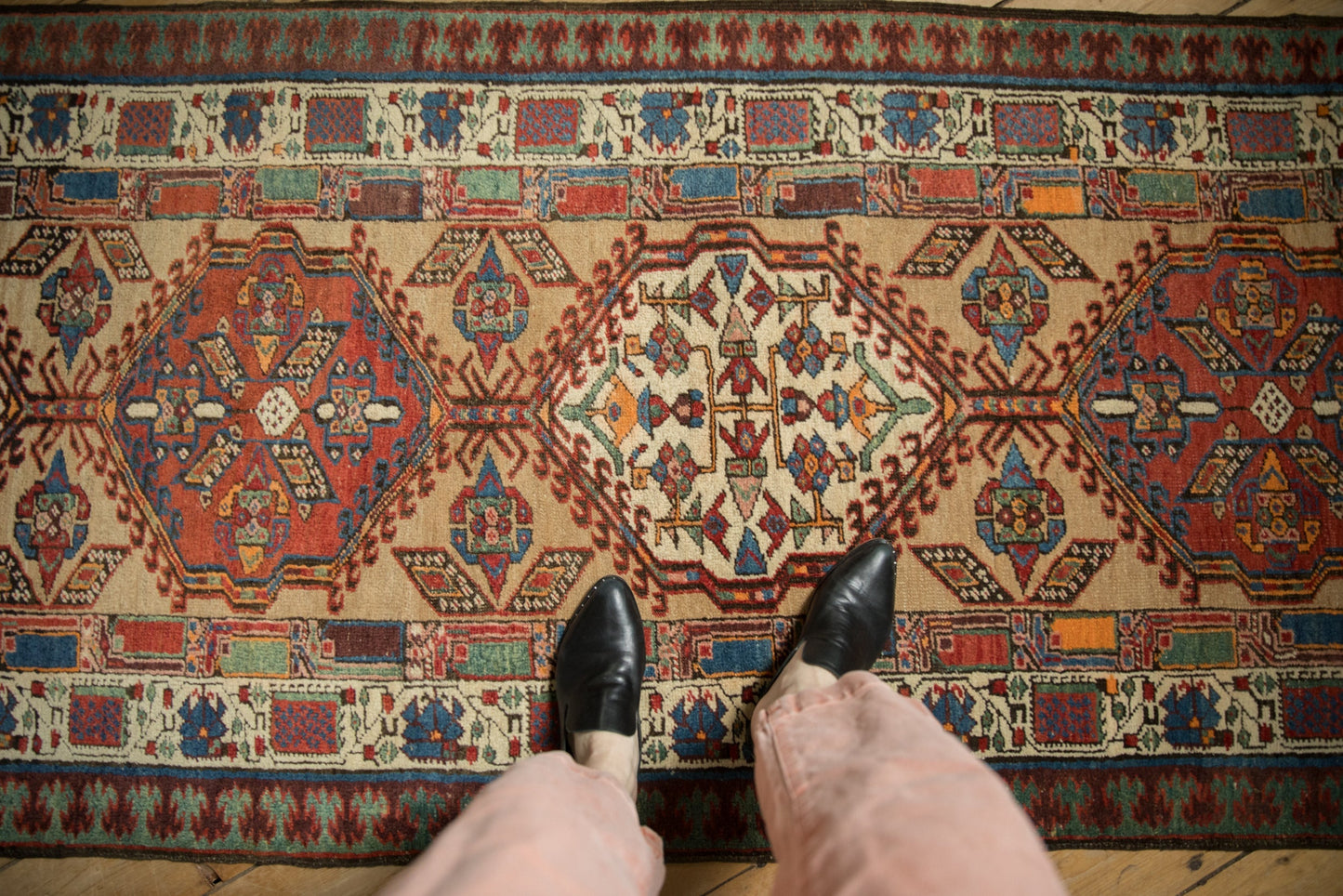 3x15 Vintage Serab Rug Runner