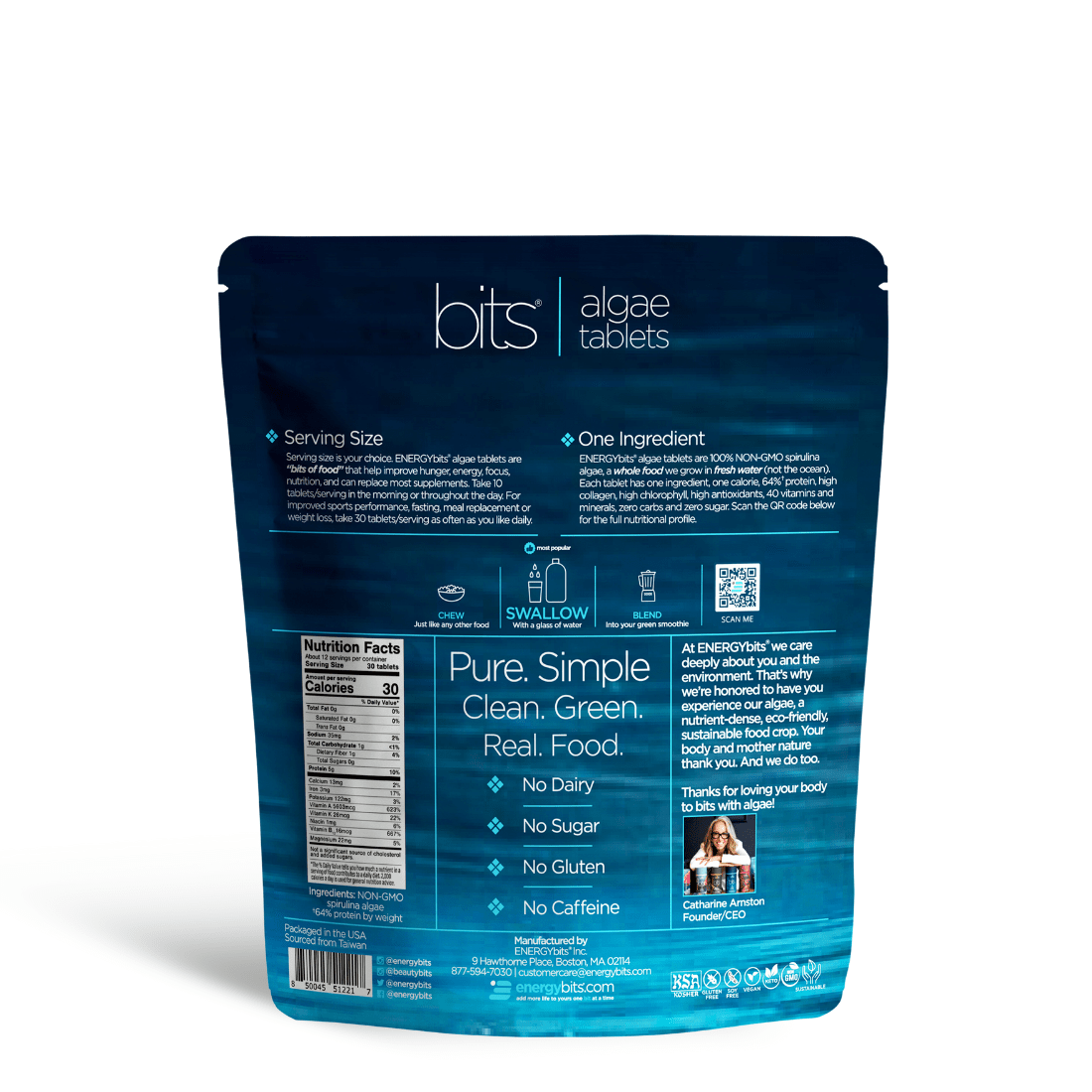 ENERGYbits® | Spirulina | Small Bag