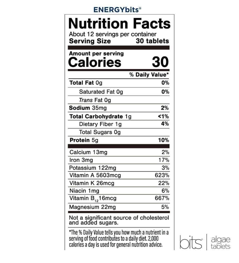 ENERGYbits® | Spirulina | Small Bag