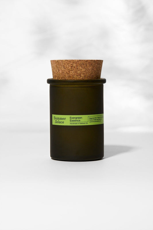 Evergreen Essence – Cedar & Oakmoss Candle | 6oz Tallow & Beeswax