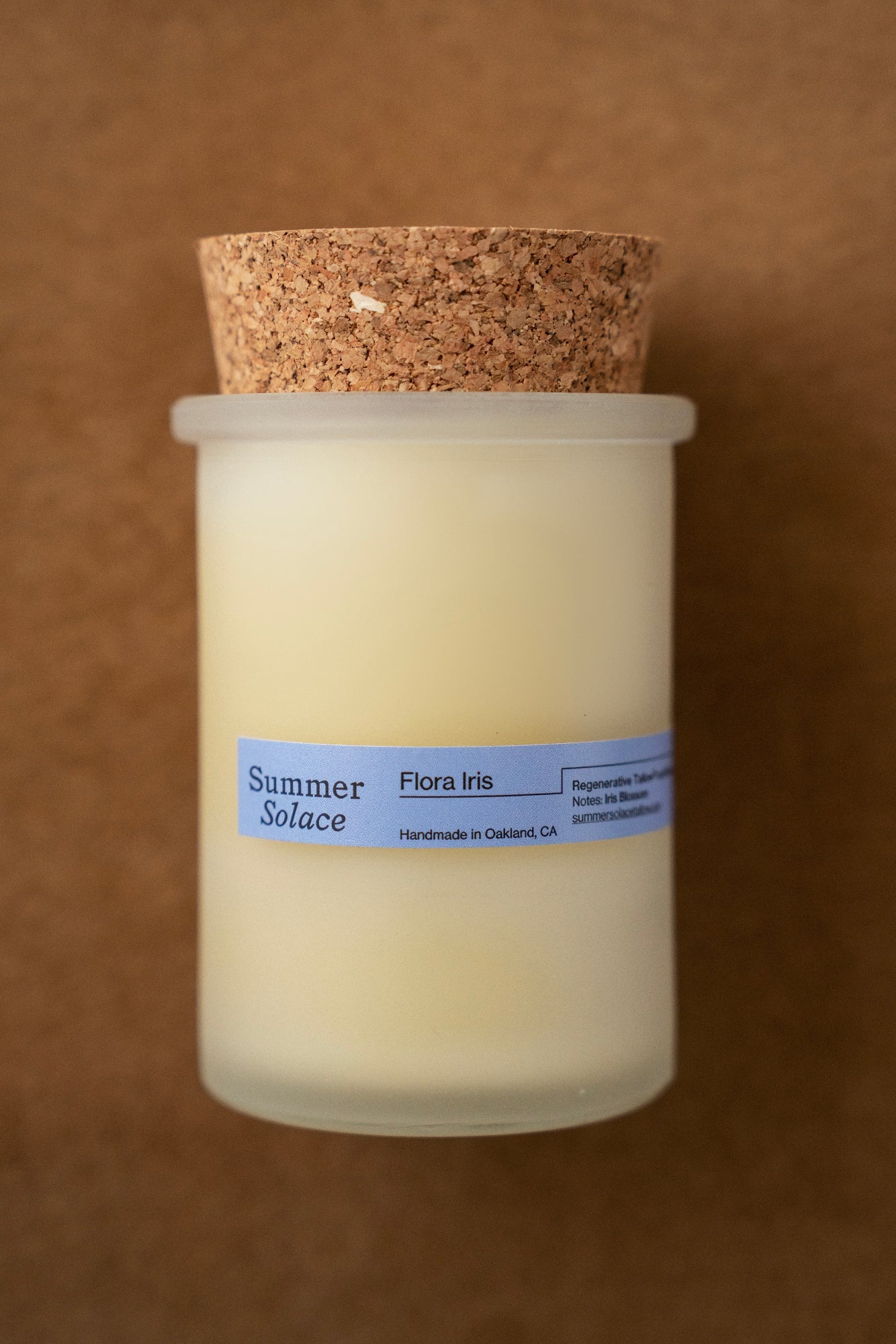 Flora Iris – Tallow Candle with Orris & Palo Santo | 6oz