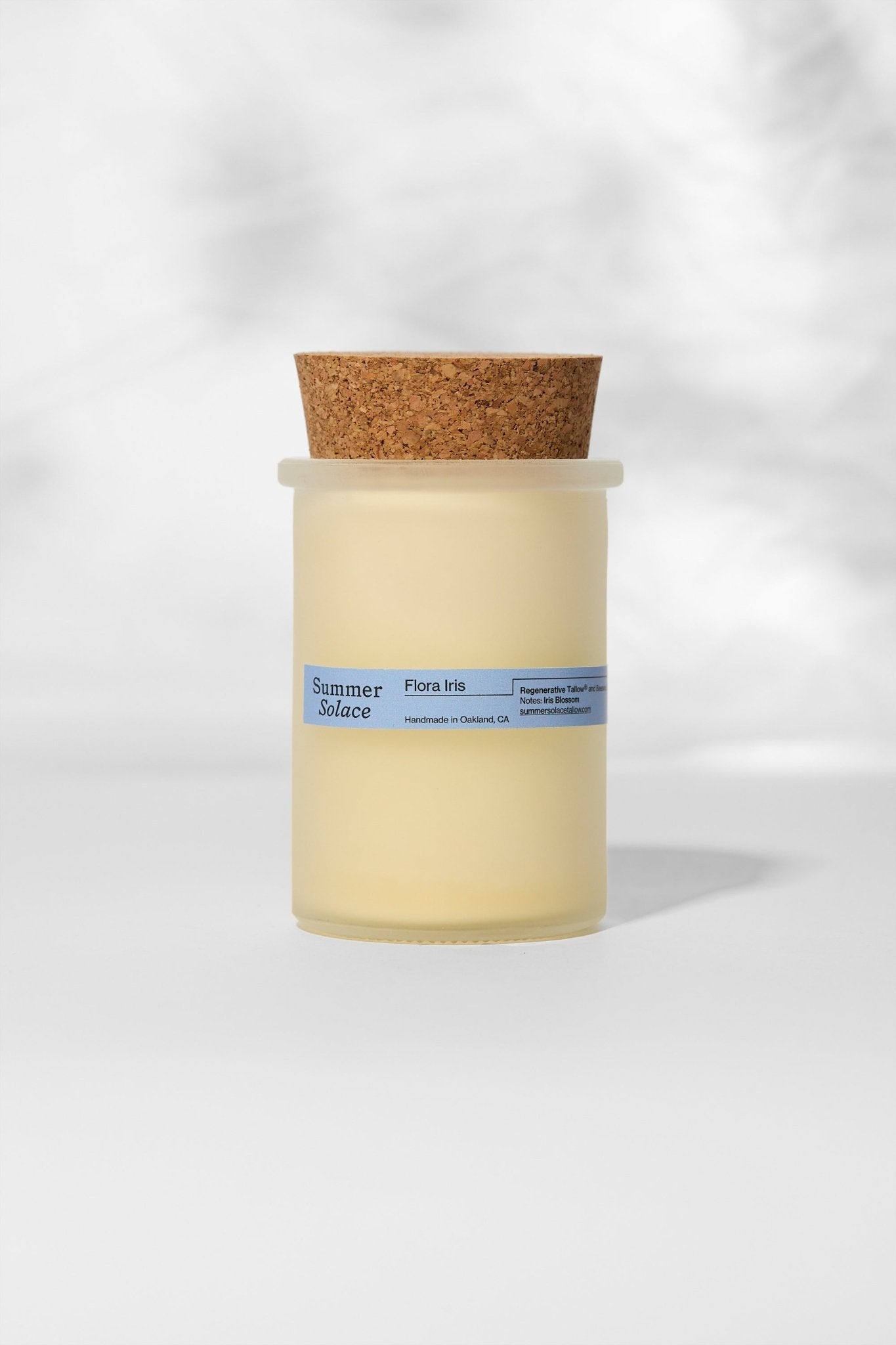 Flora Iris – Tallow Candle with Orris & Palo Santo | 6oz