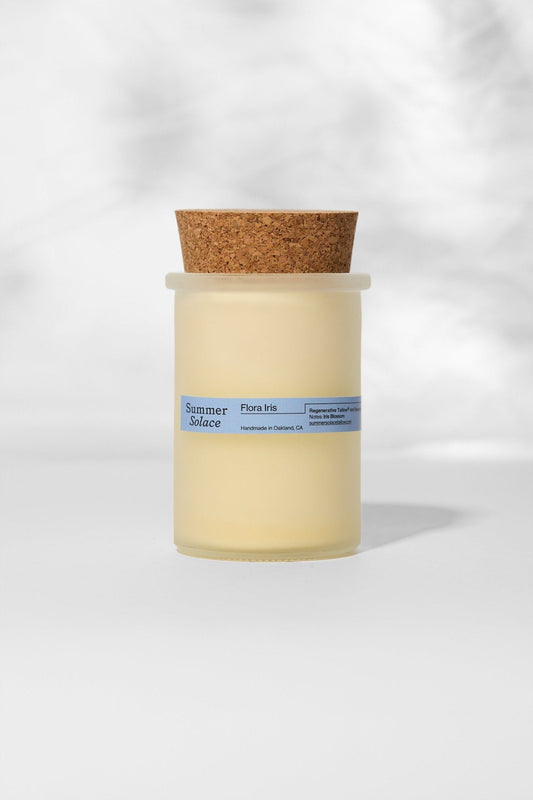 Flora Iris – Tallow Candle with Orris & Palo Santo | 6oz
