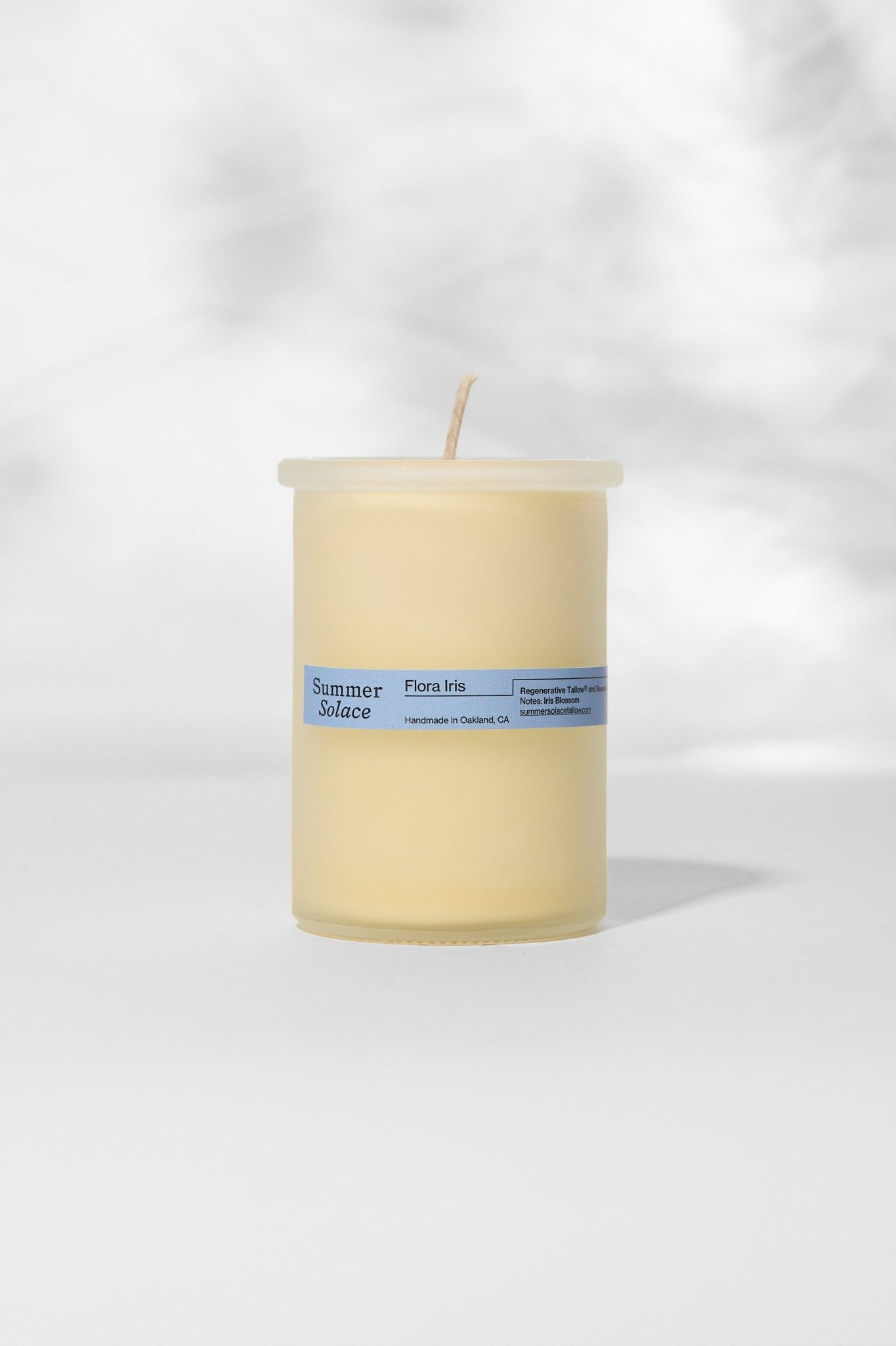 Flora Iris – Tallow Candle with Orris & Palo Santo | 6oz