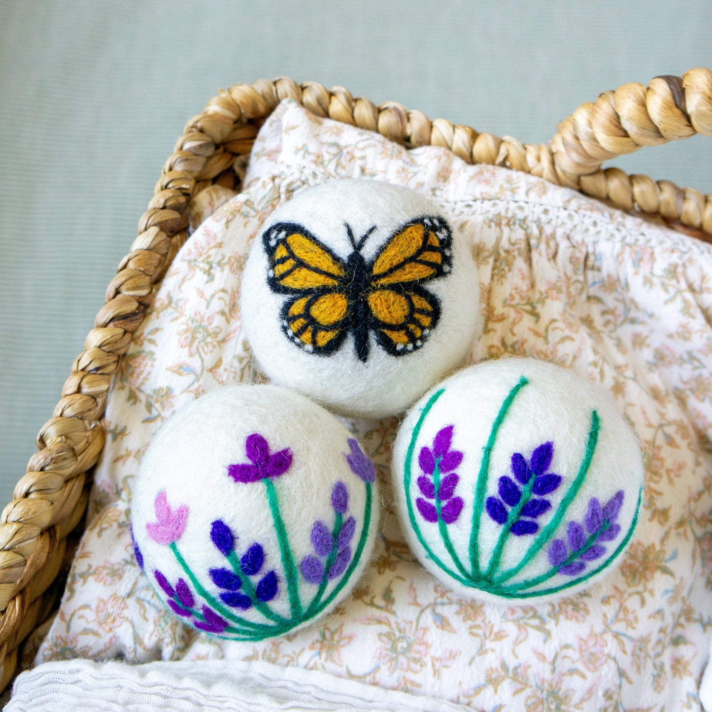 Butterfly Lavender Fields | Monarch Trio
