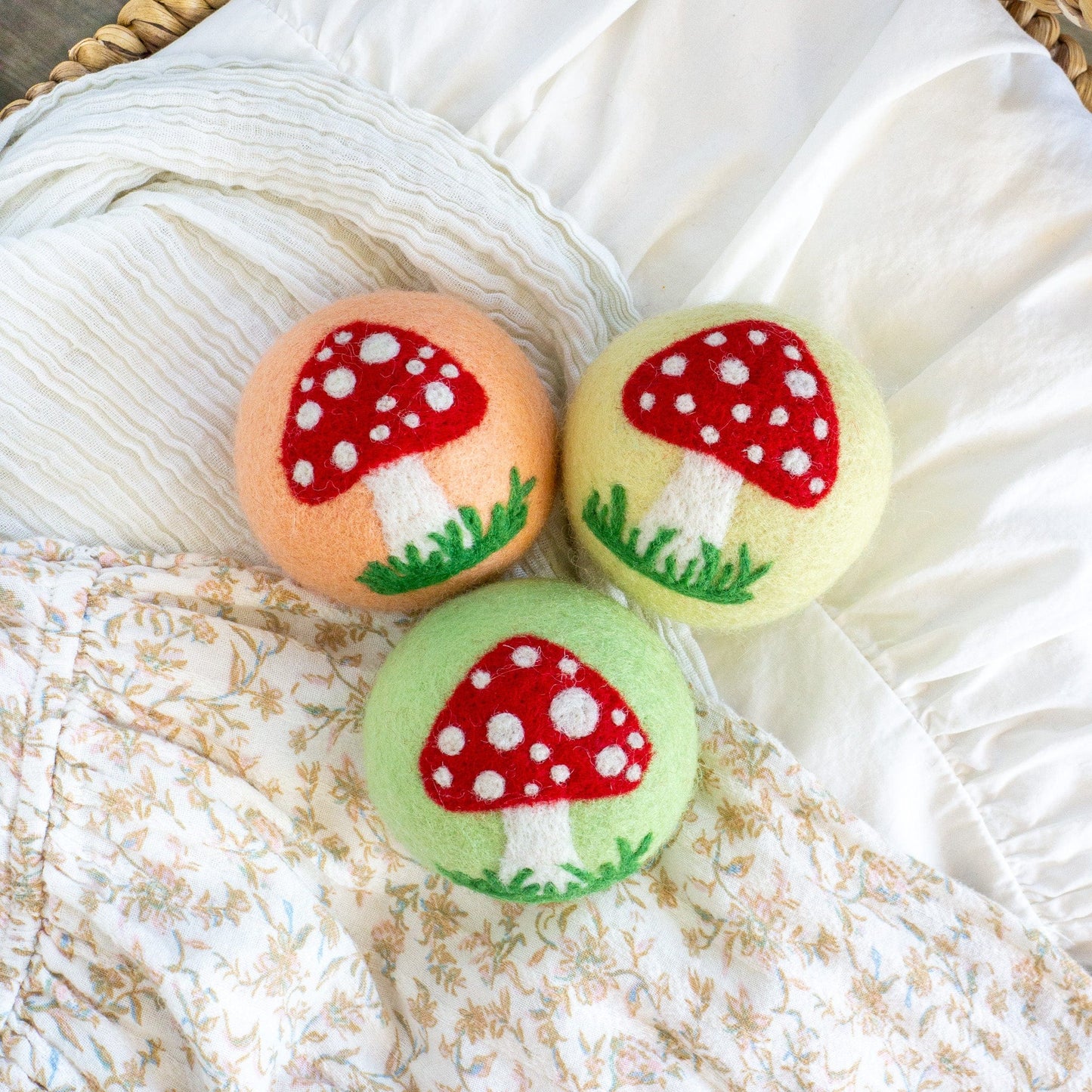 Meadow Mushroom Trio