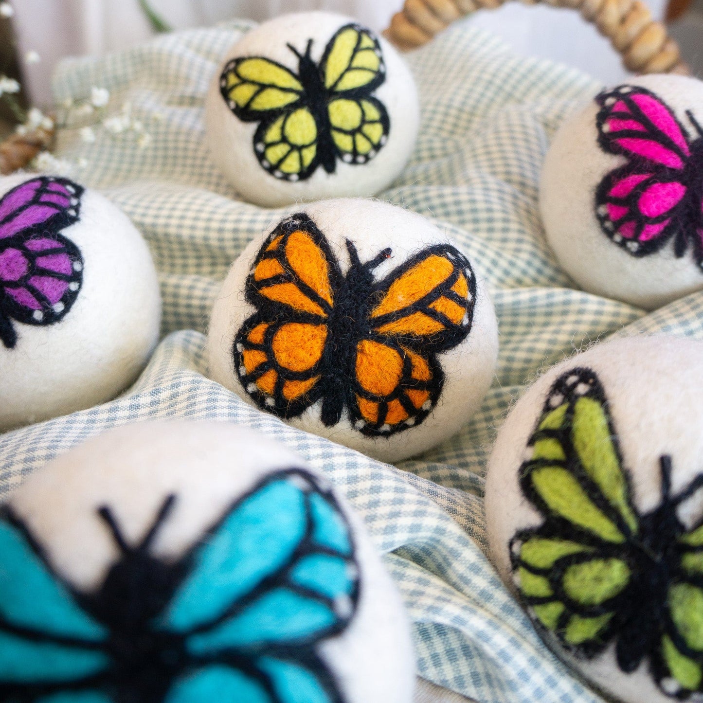 Sun Monarch Butterfly Trio