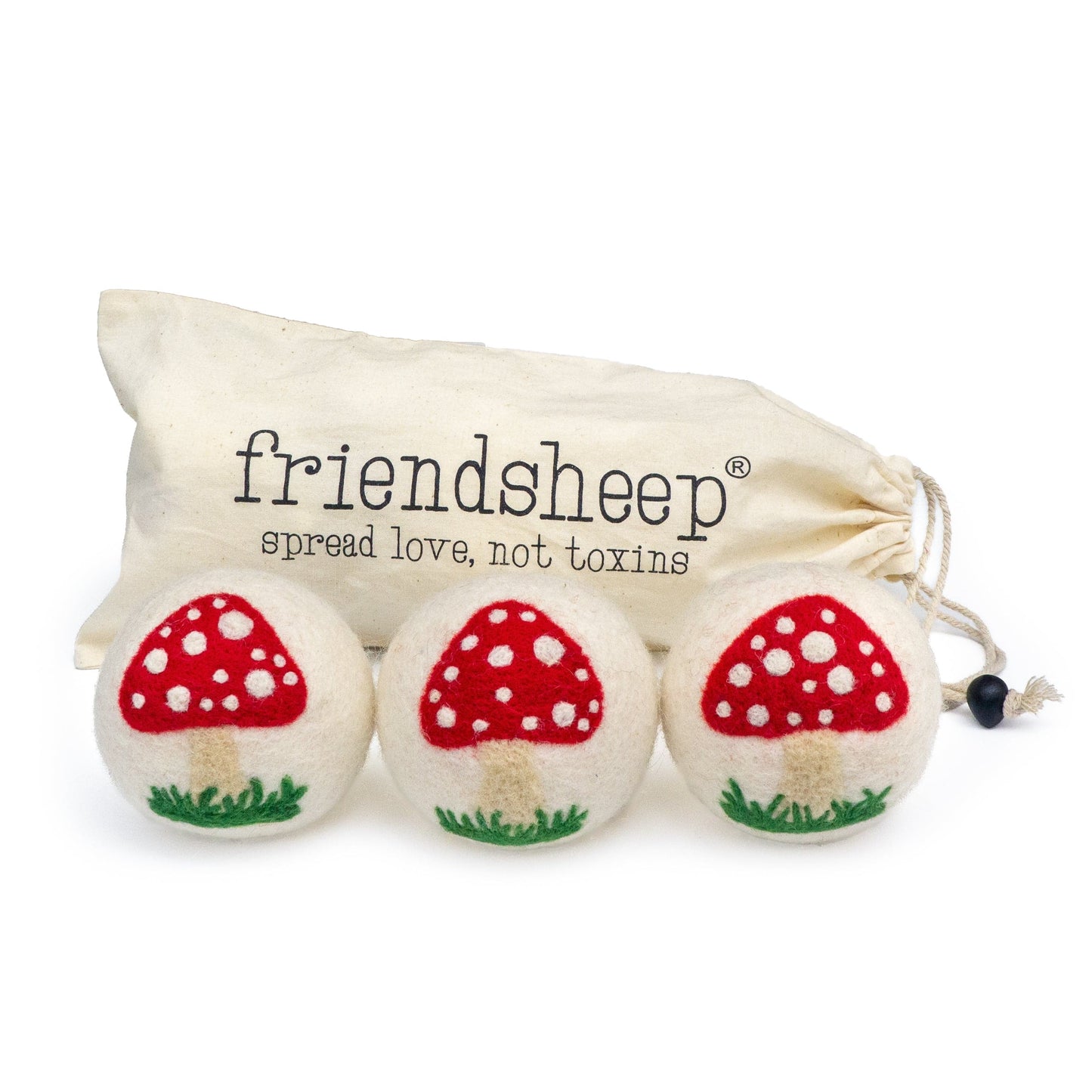 White Mushroom Trio
