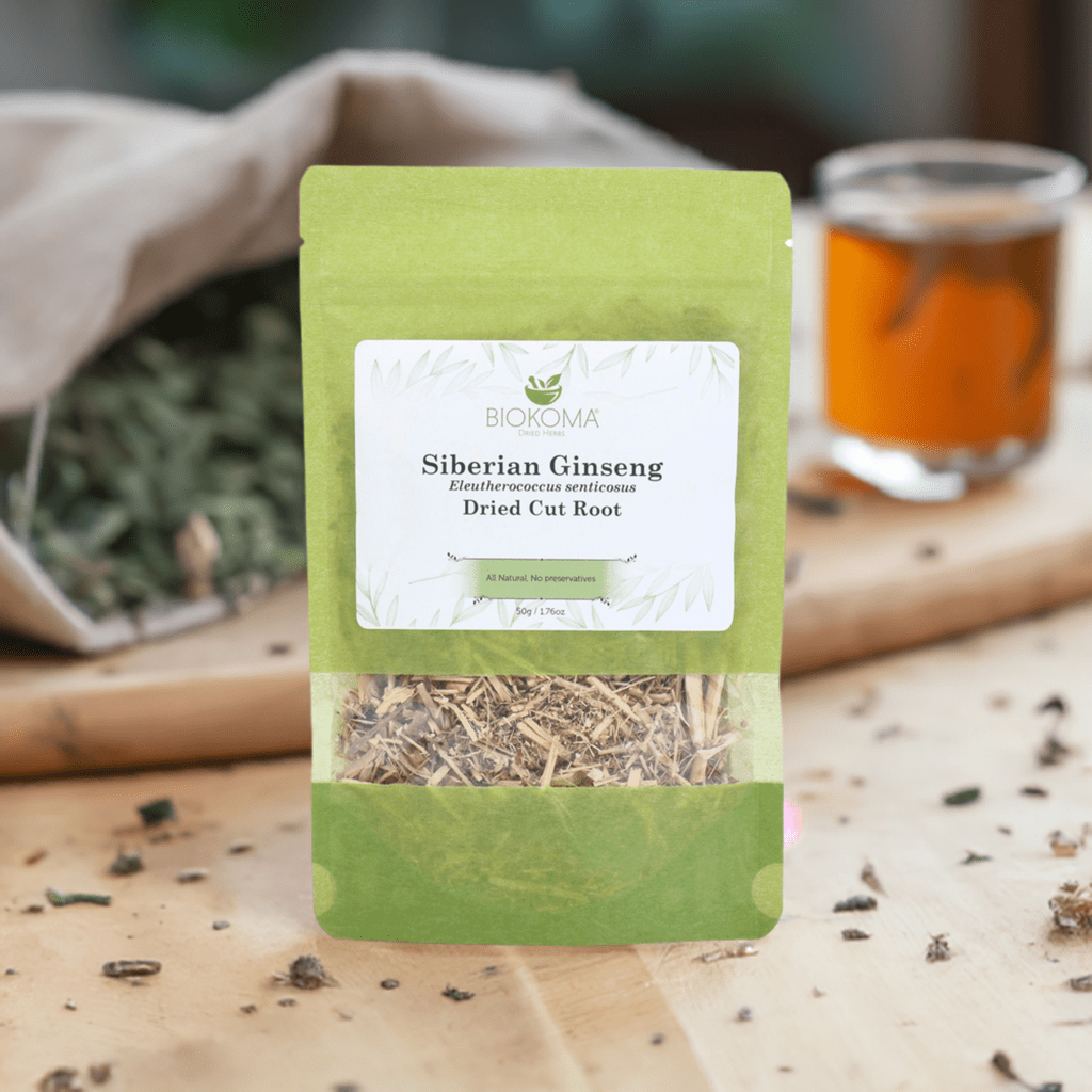 Siberian Ginseng | Premium Loose Leaf Dried Cut Root