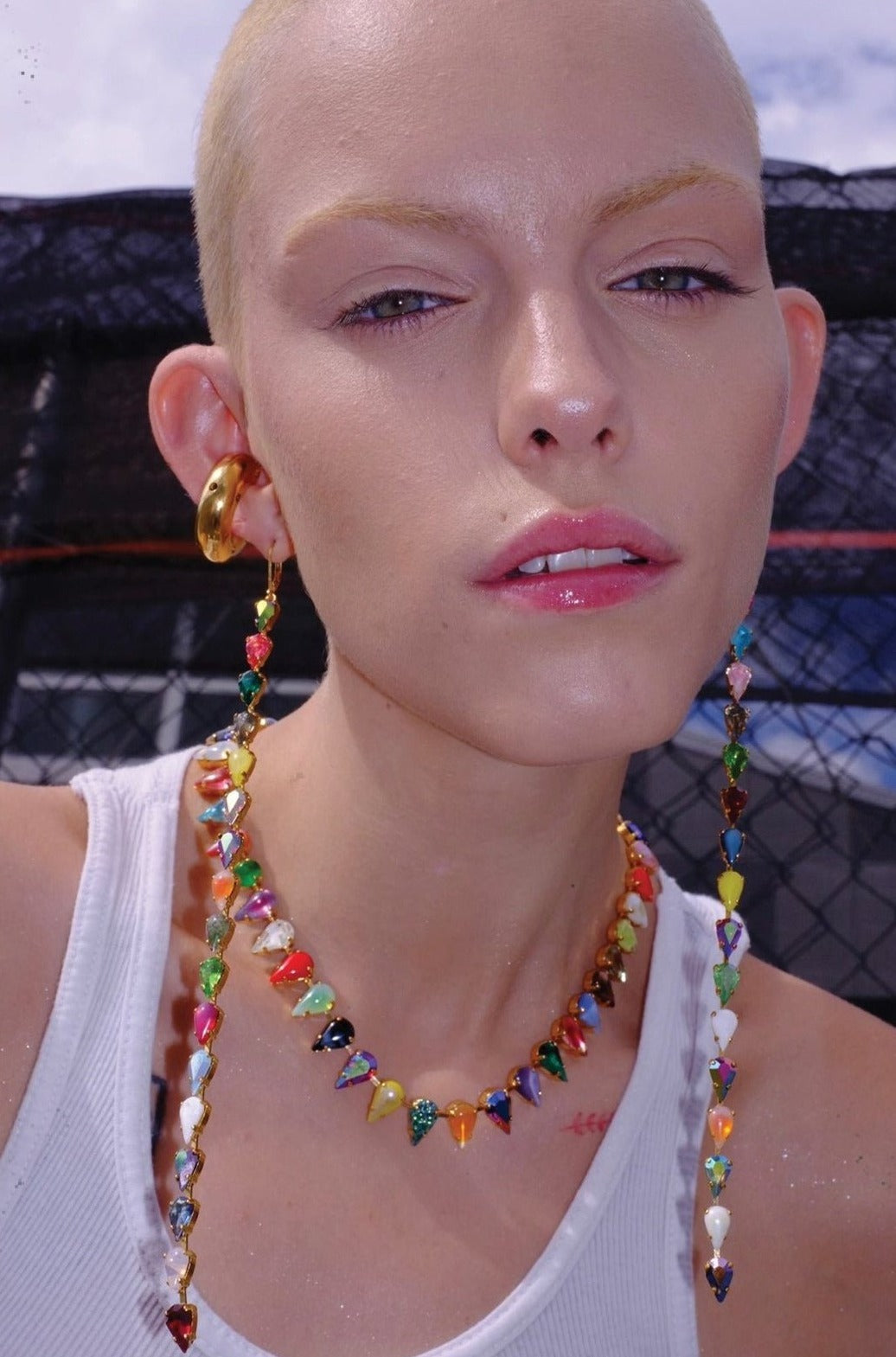 Layering Choker in Aurora Fang | Gold