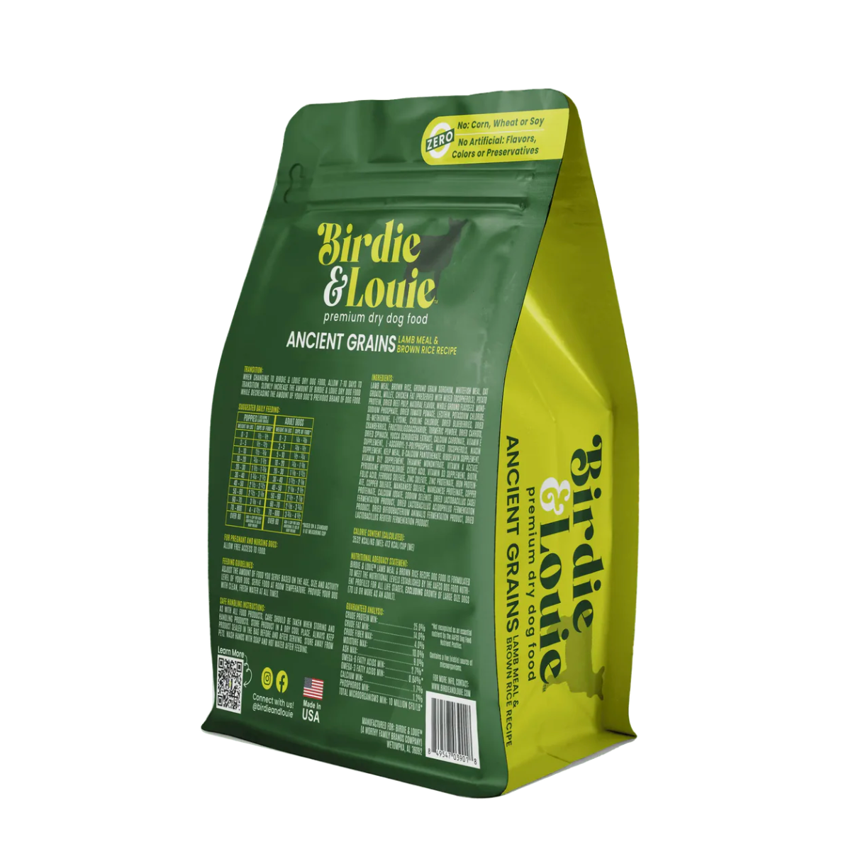 Birdie & Louie | Lamb Meal & Brown Rice Dog Food