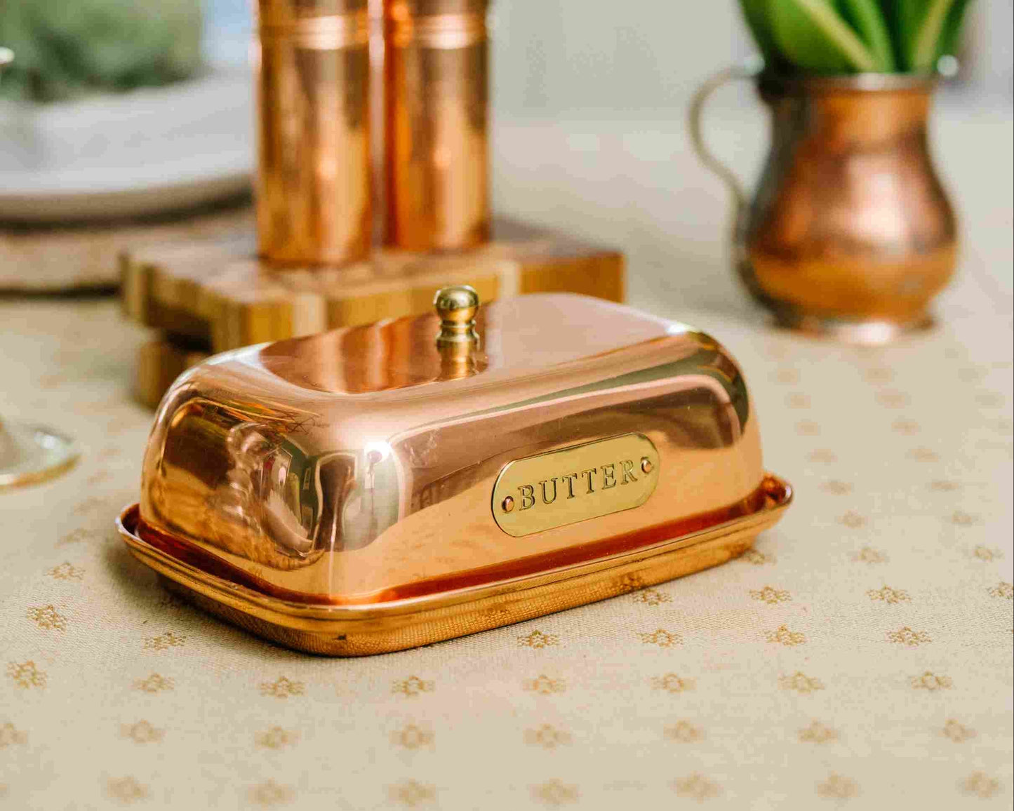 Copper Butter Dish