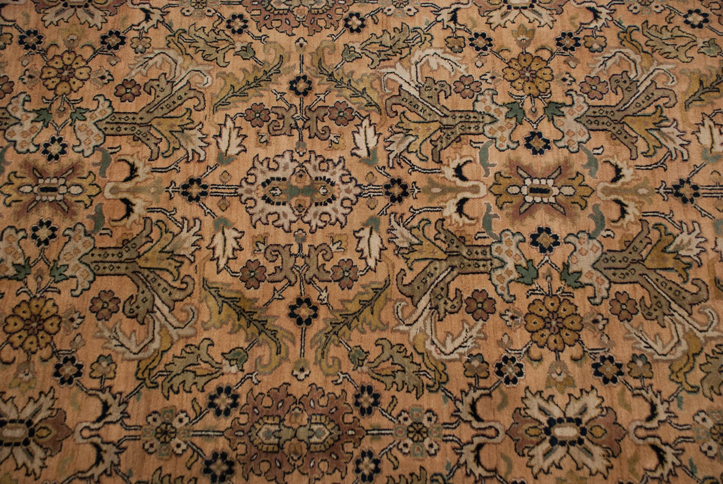 8x10 Vintage Indian Heriz Design Carpet