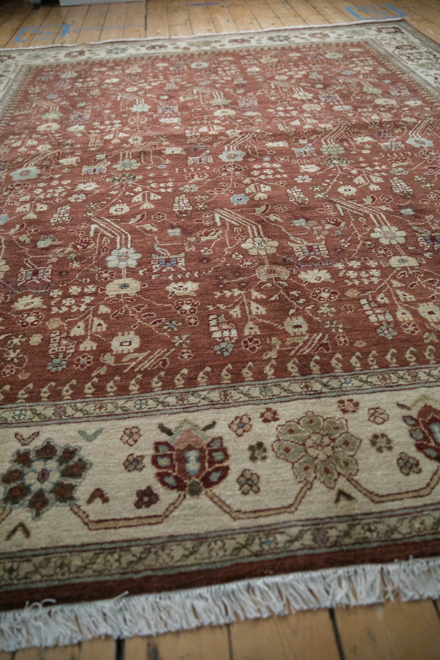 8x10 Vintage Armenian Hamadan Design Carpet
