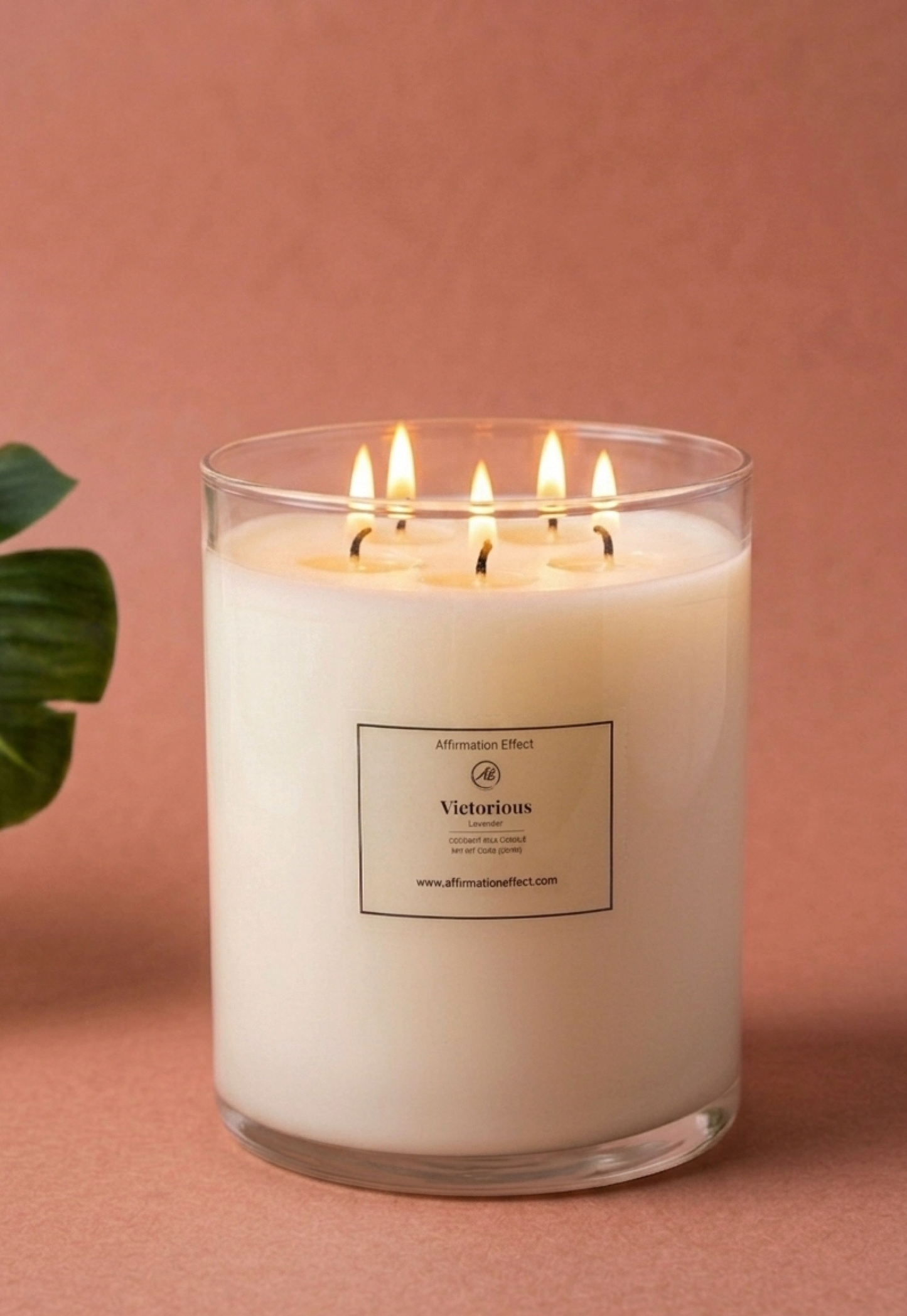 Lavender "Victorious" Affirmation Candle | 190 oz