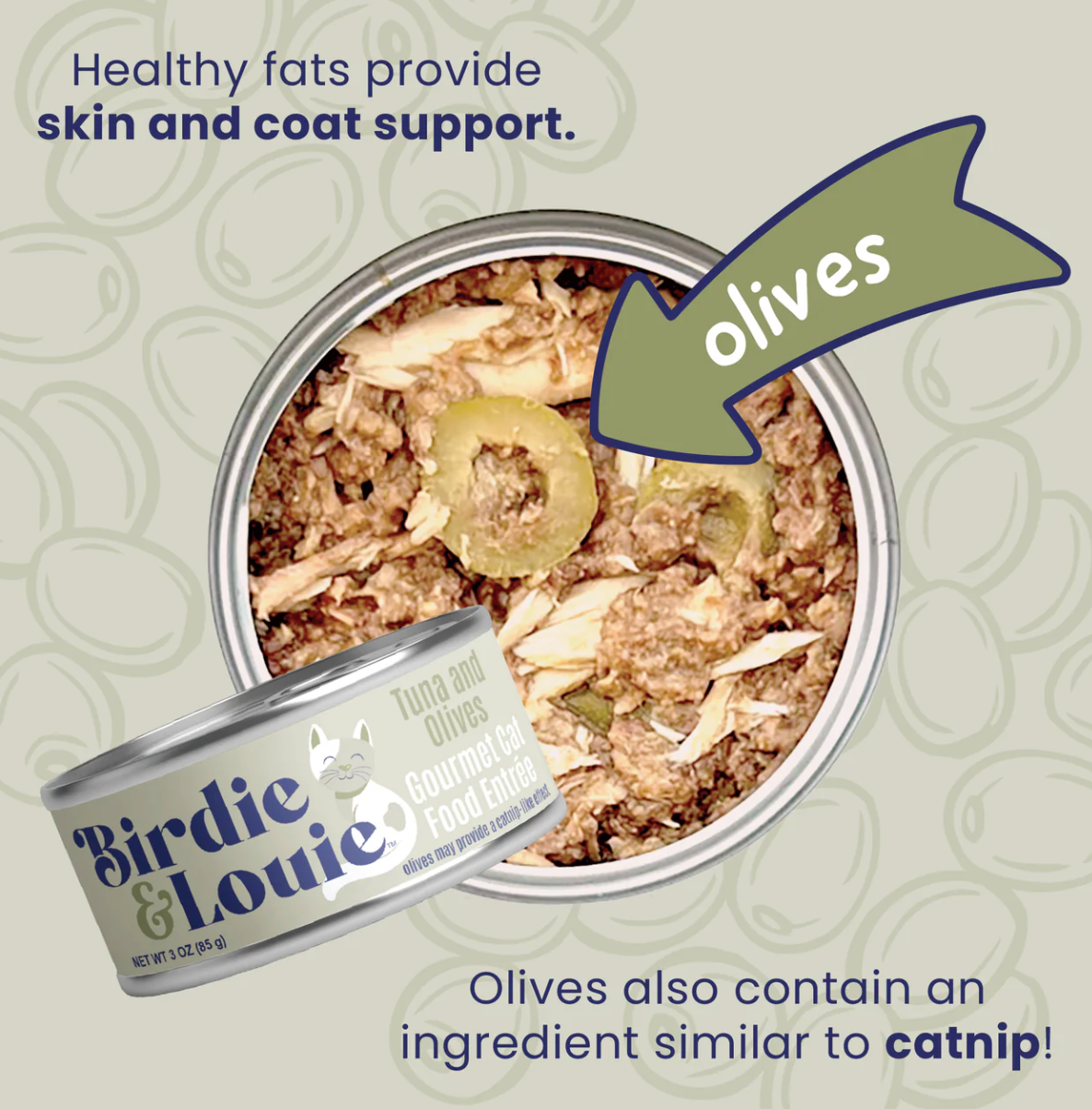 Birdie & Louie | Tuna Olivies Cat Food