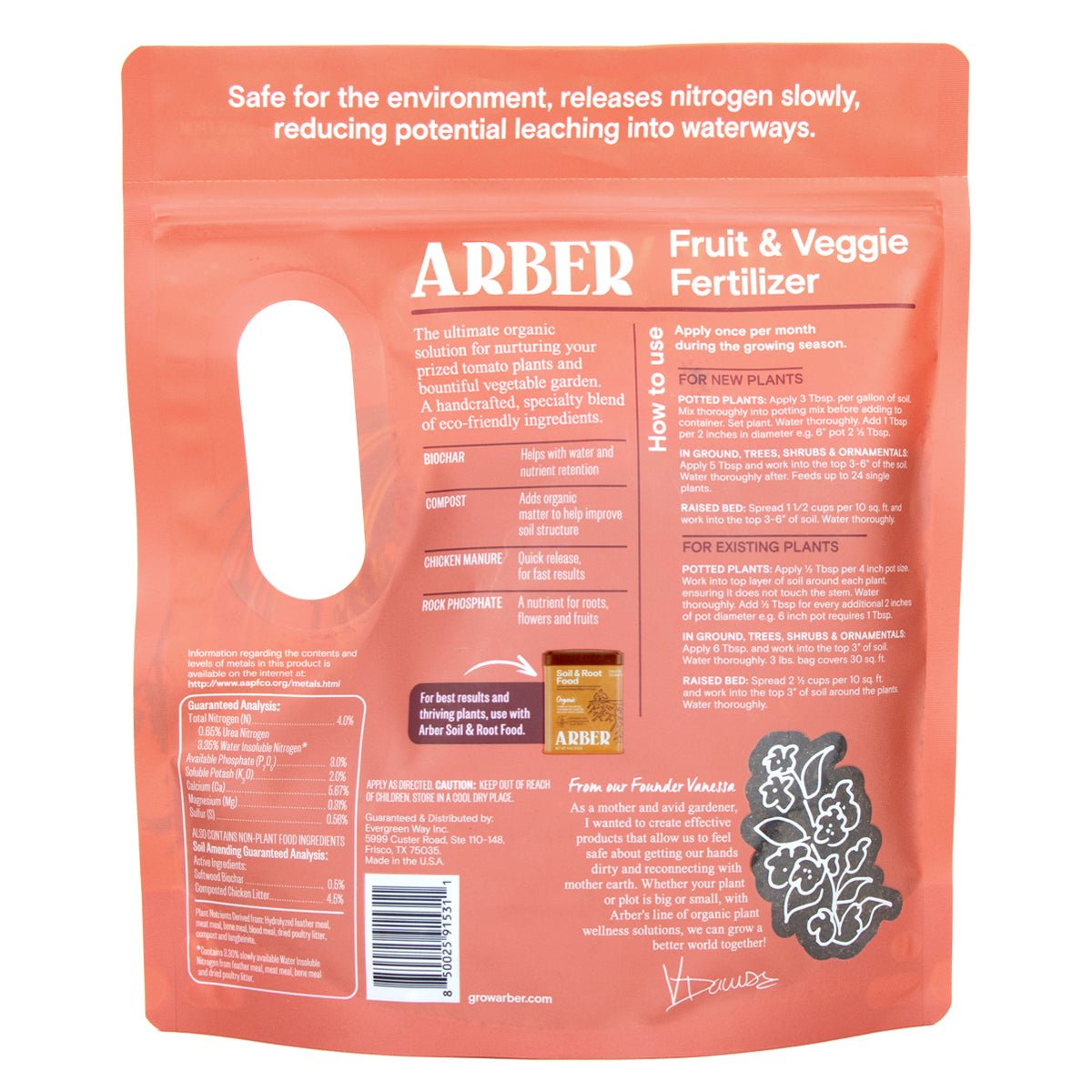 Organic Fruit + Veggie Fertilizer