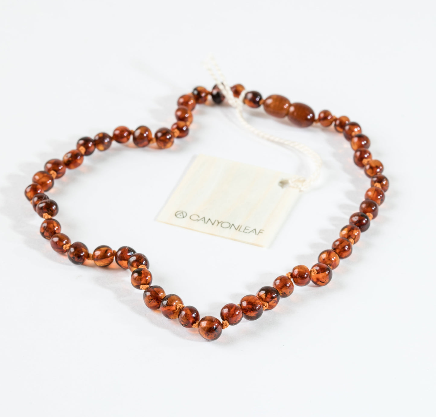 Polished Warm Cognac Baltic Amber Necklace