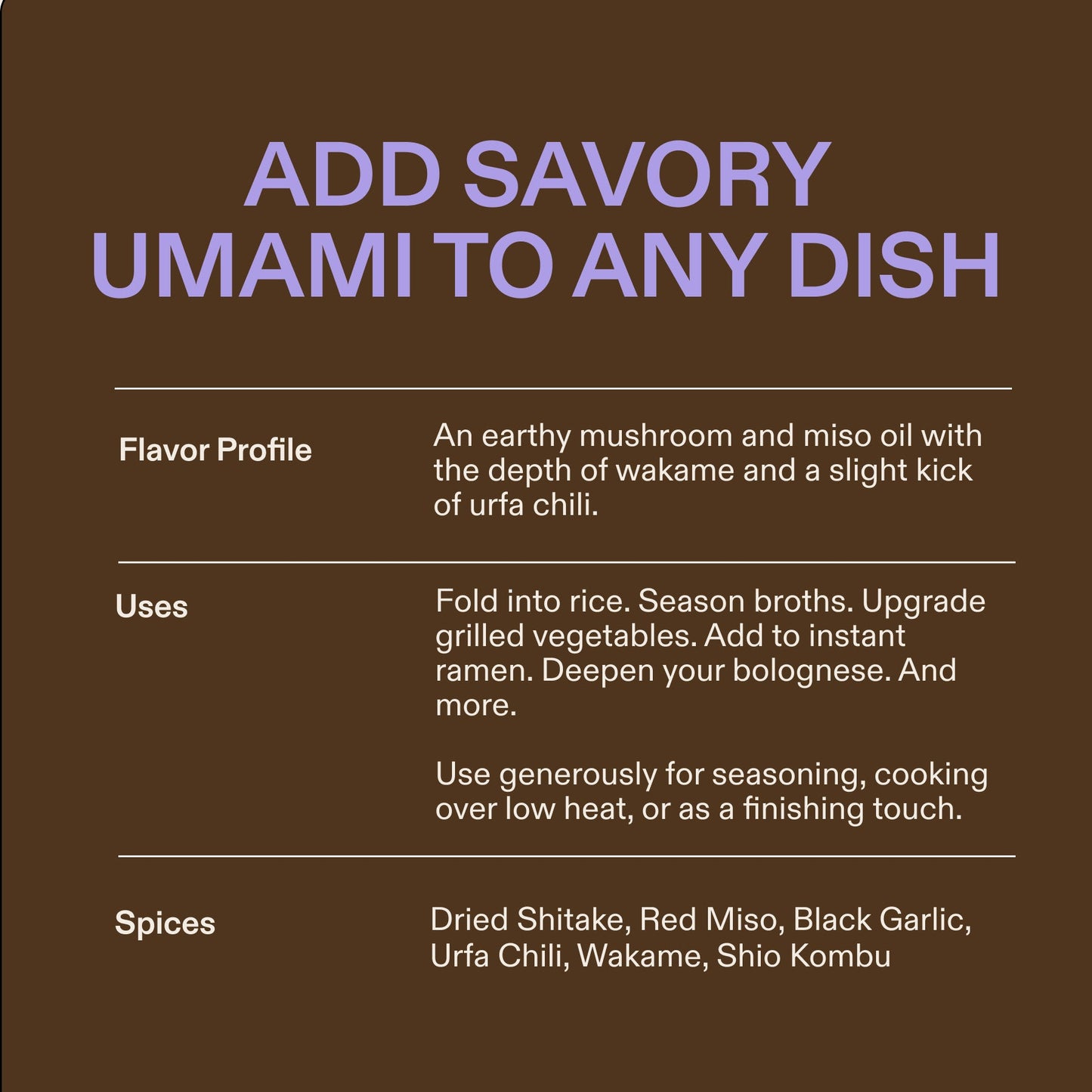 Mushroom Infused Algae Oil