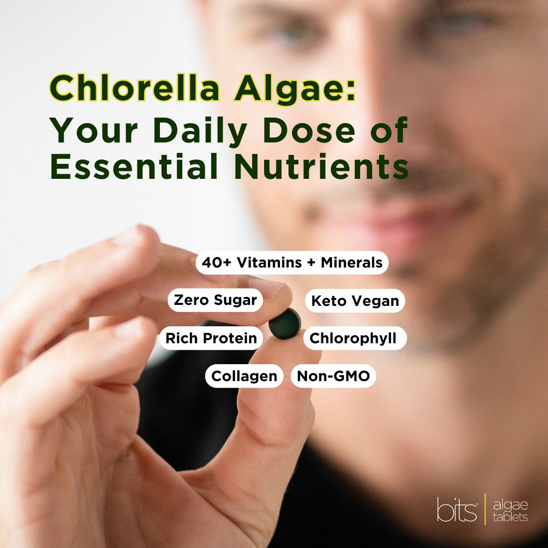 RECOVERYbits® | Chlorella Algae| Small Bag