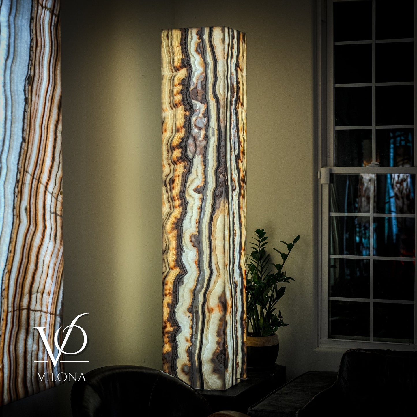 Sahara Onyx Floor Lamp | Large
