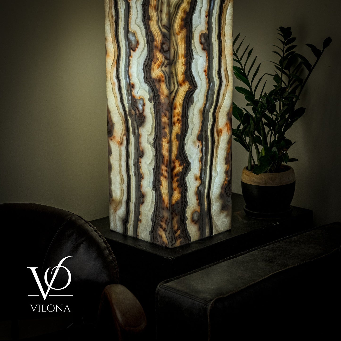 Sahara Onyx Floor Lamp | Large