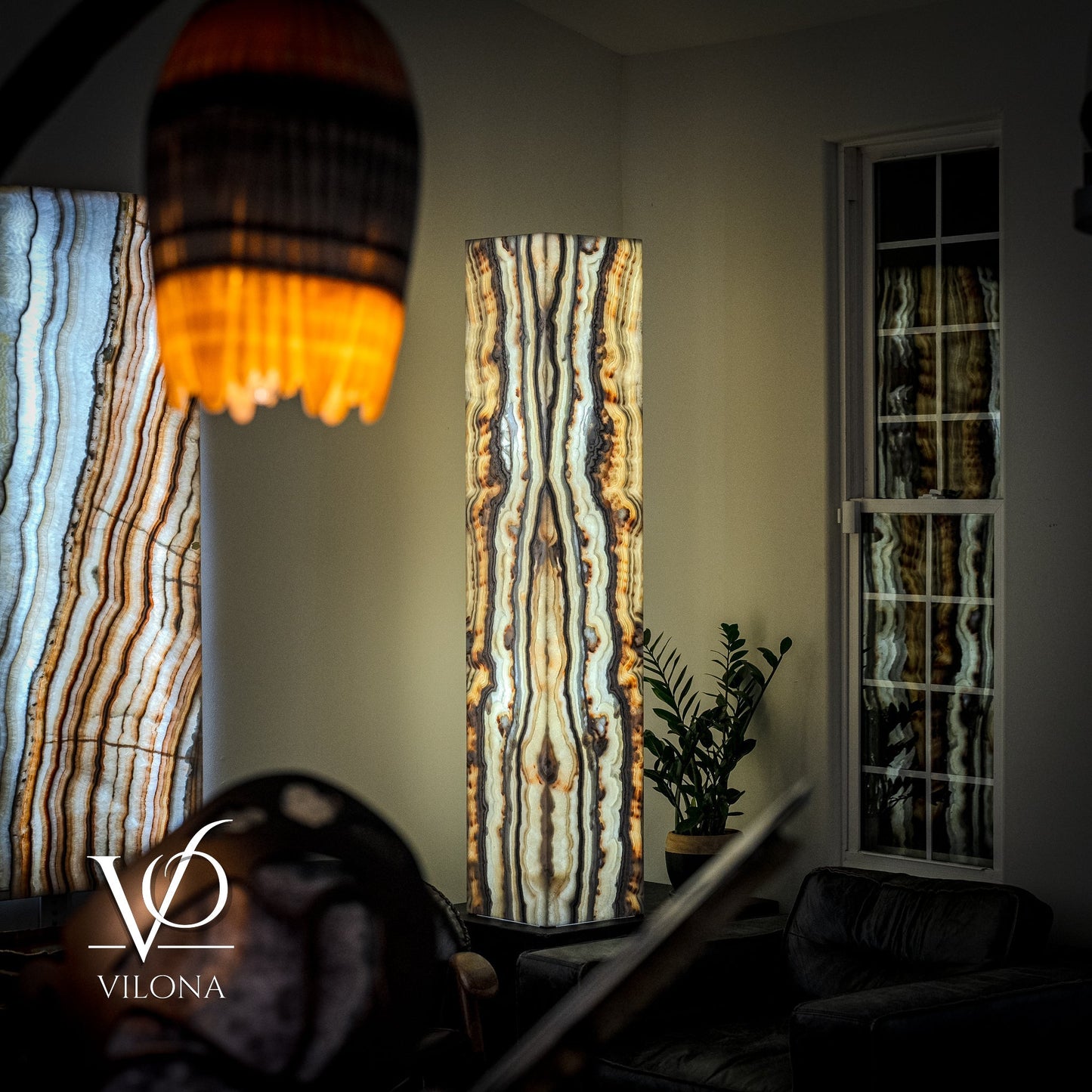 Sahara Onyx Floor Lamp | Large
