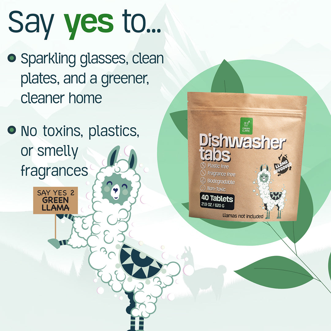 EWG Verified™ + PVA-Free Dishwasher Tabs