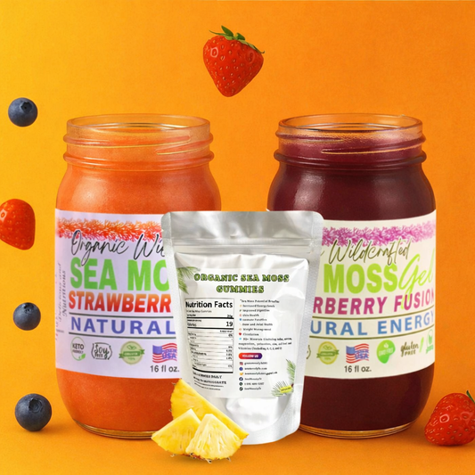 Sea Moss Paradise Pack Bundle | Gummies | 2 Gels Variety Pack